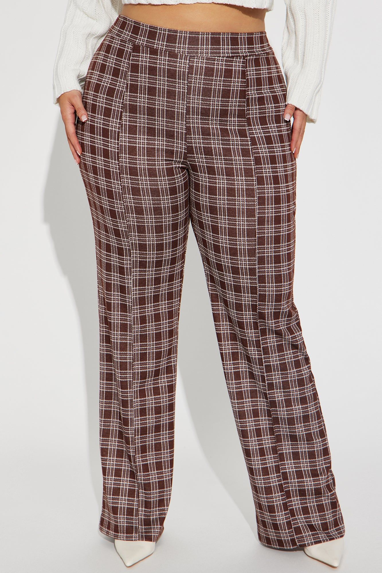 Janet Flare Pant - Chocolate/Combo sold by Fashion Nova product image thumbnail 5