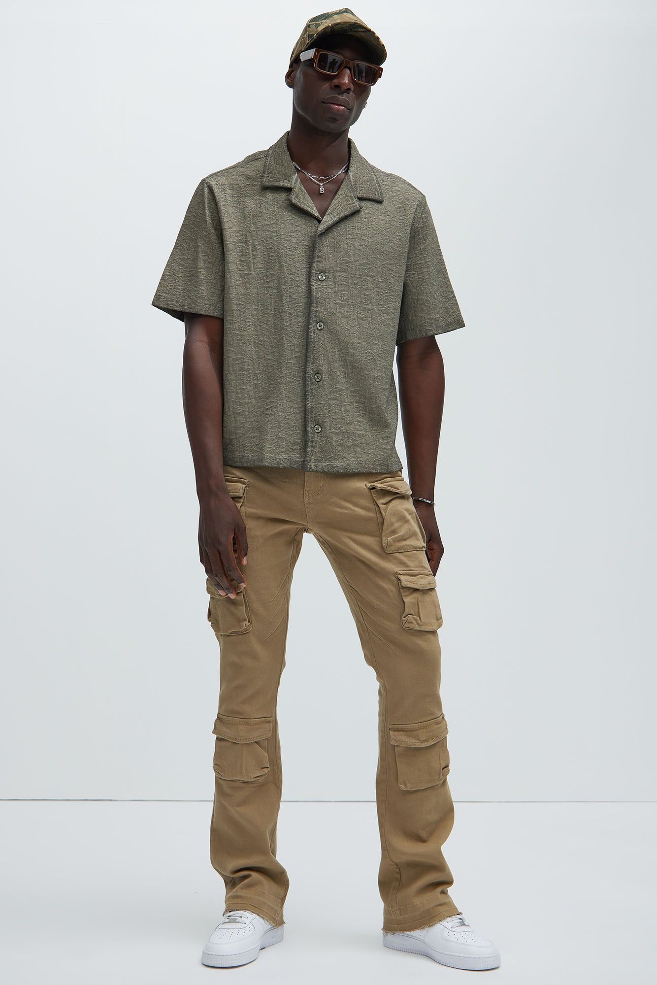 Calvin Washed Shirt - Olive sold by Fashion Nova product image thumbnail 2