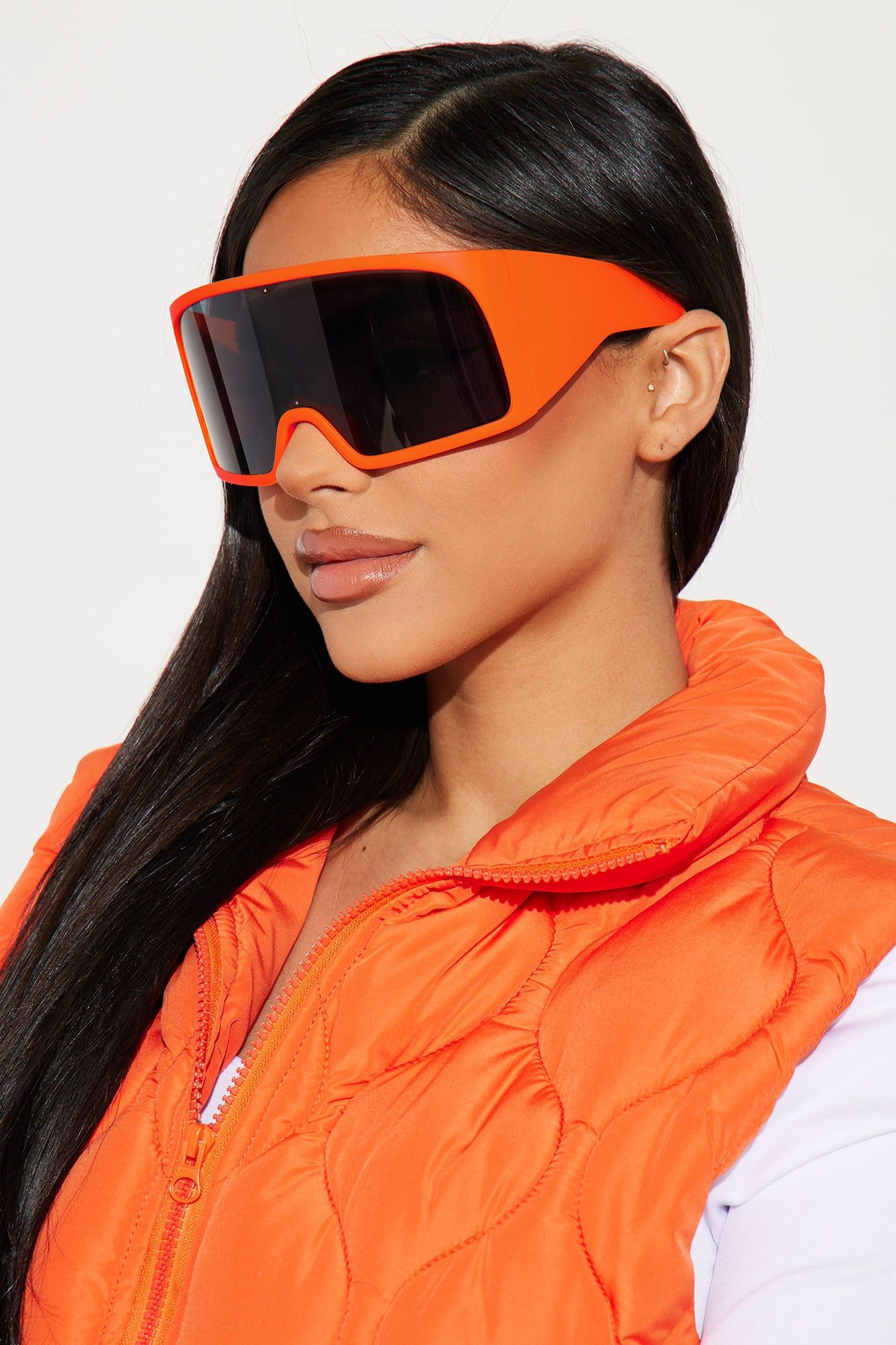 Miami Waves Sunglasses - Orange sold by Fashion Nova