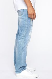 Jeremiah Athletic Jean - Medium Wash sold by Fashion Nova