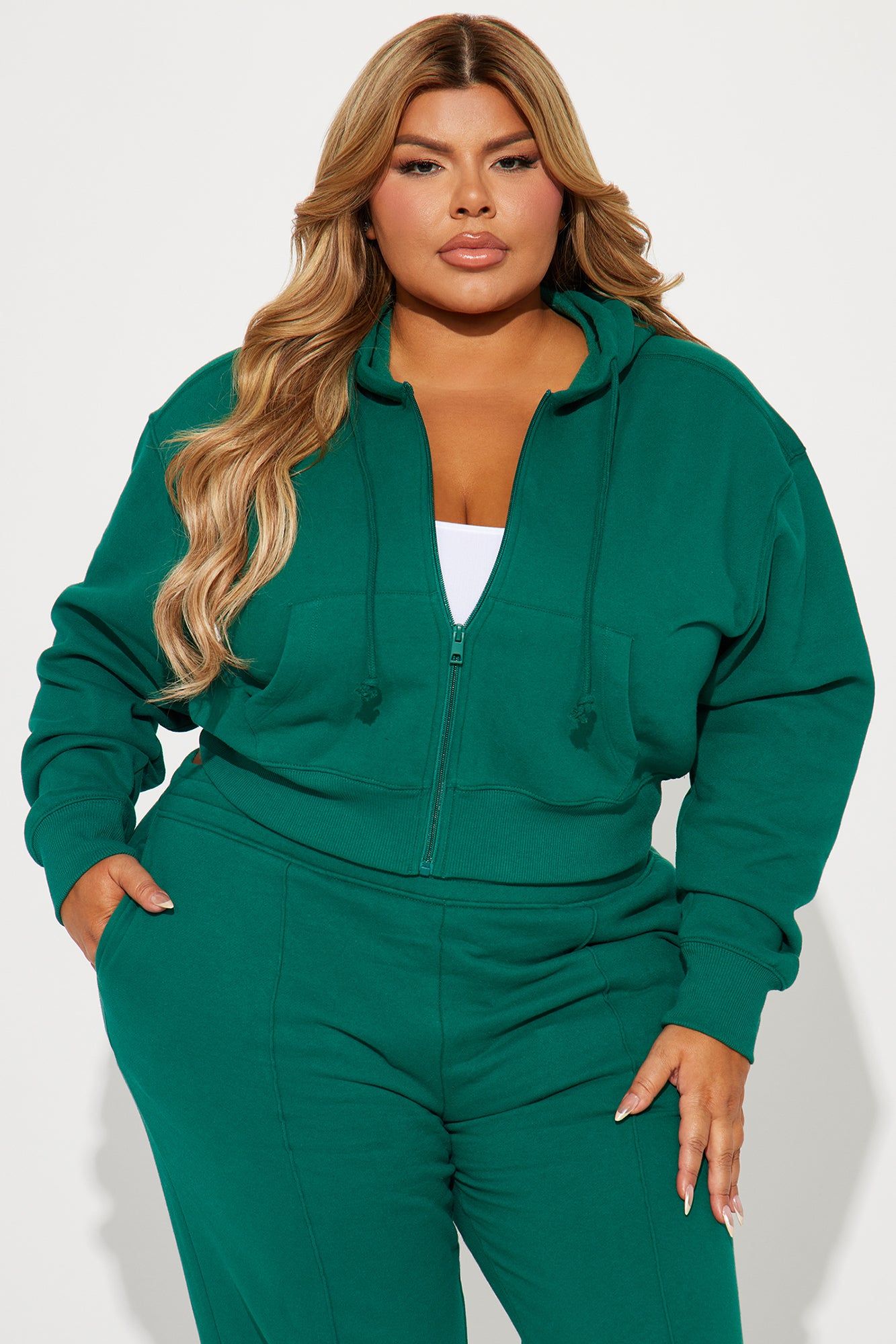 Stayin' In Sweatsuit - Hunter sold by Fashion Nova product image thumbnail 5