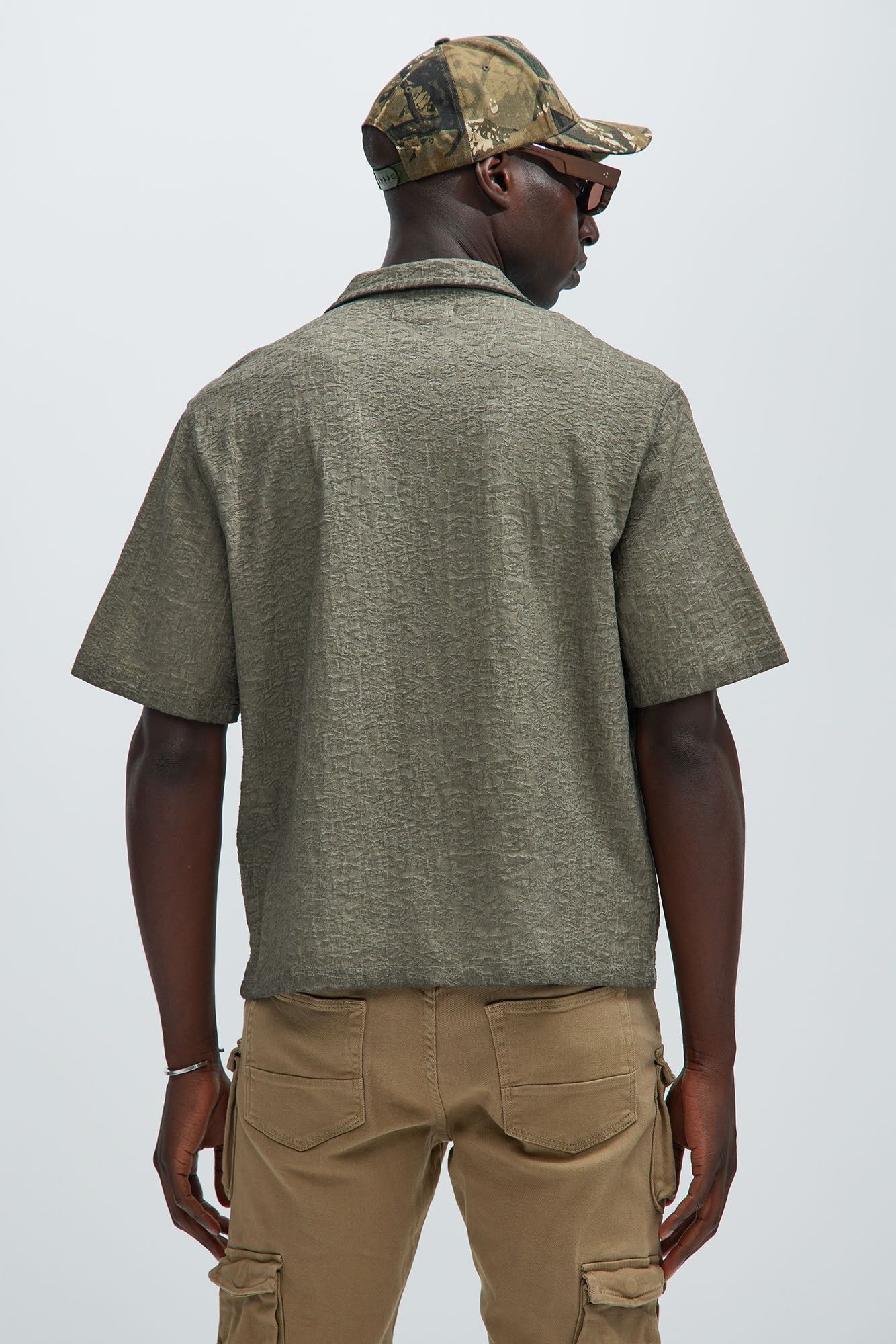 Calvin Washed Shirt - Olive sold by Fashion Nova product image thumbnail 3
