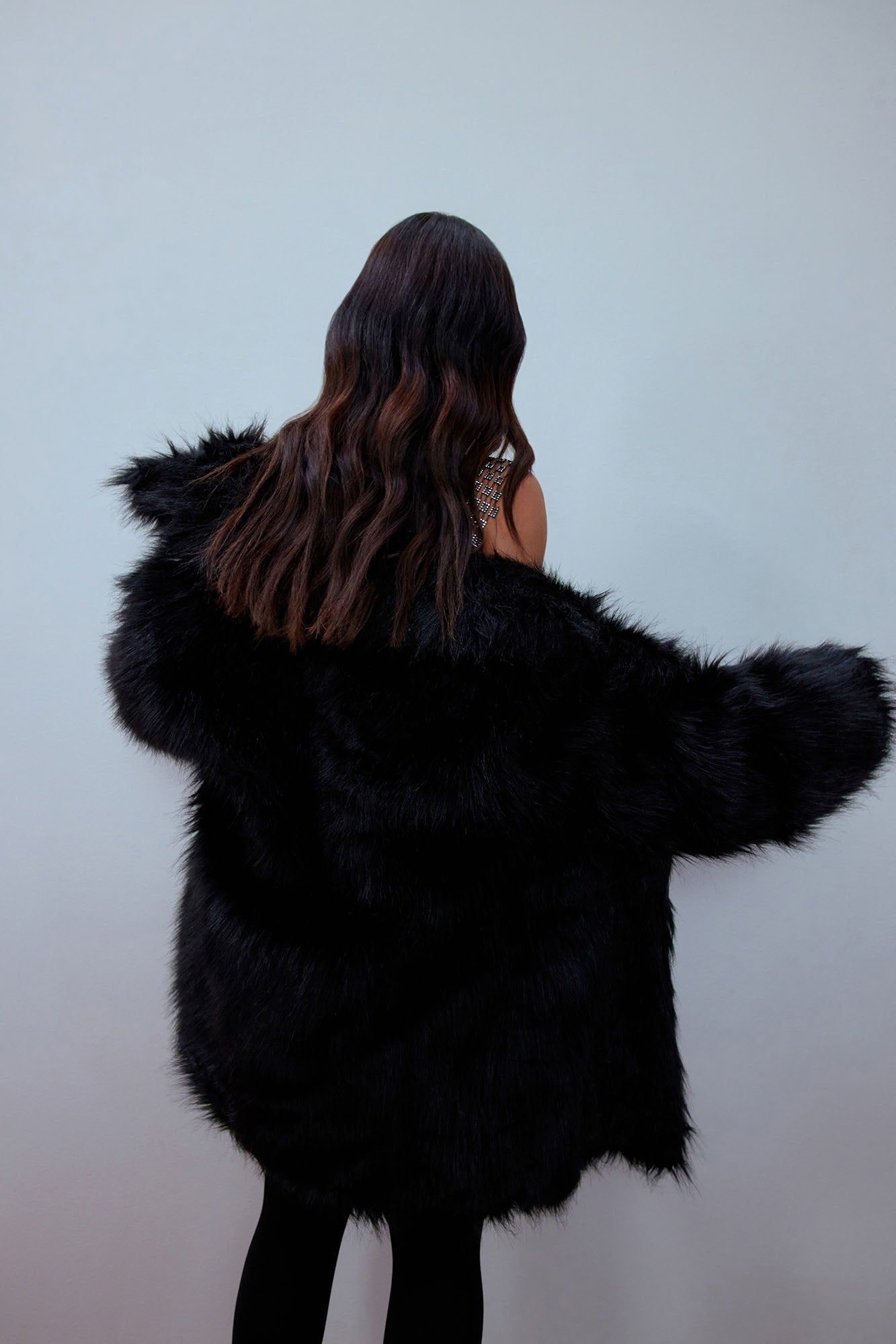 Bring It Back Faux Fur Coat - Black sold by Fashion Nova product image thumbnail 5