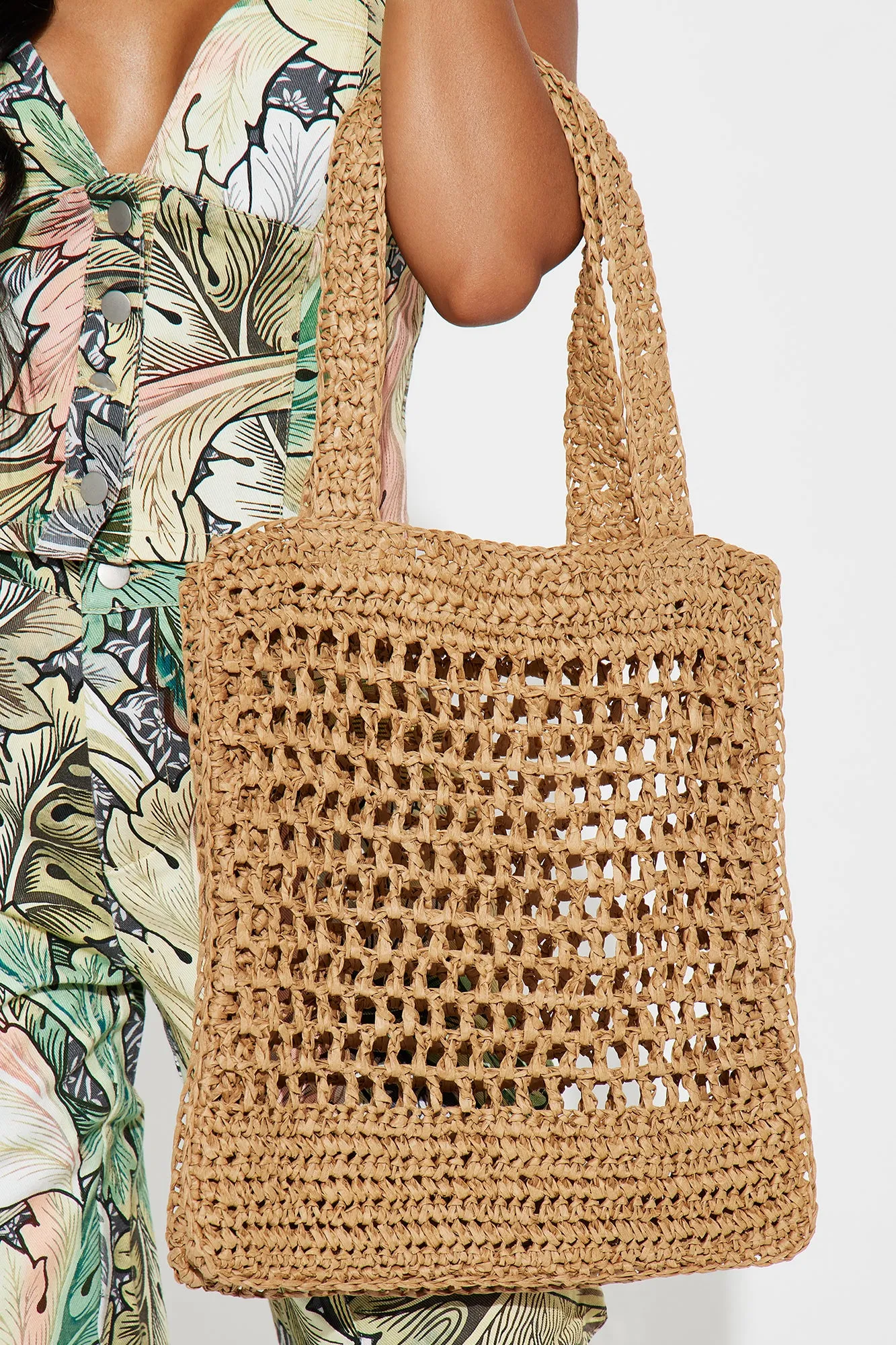 Point Dune Tote Handbag - Tan sold by Fashion Nova