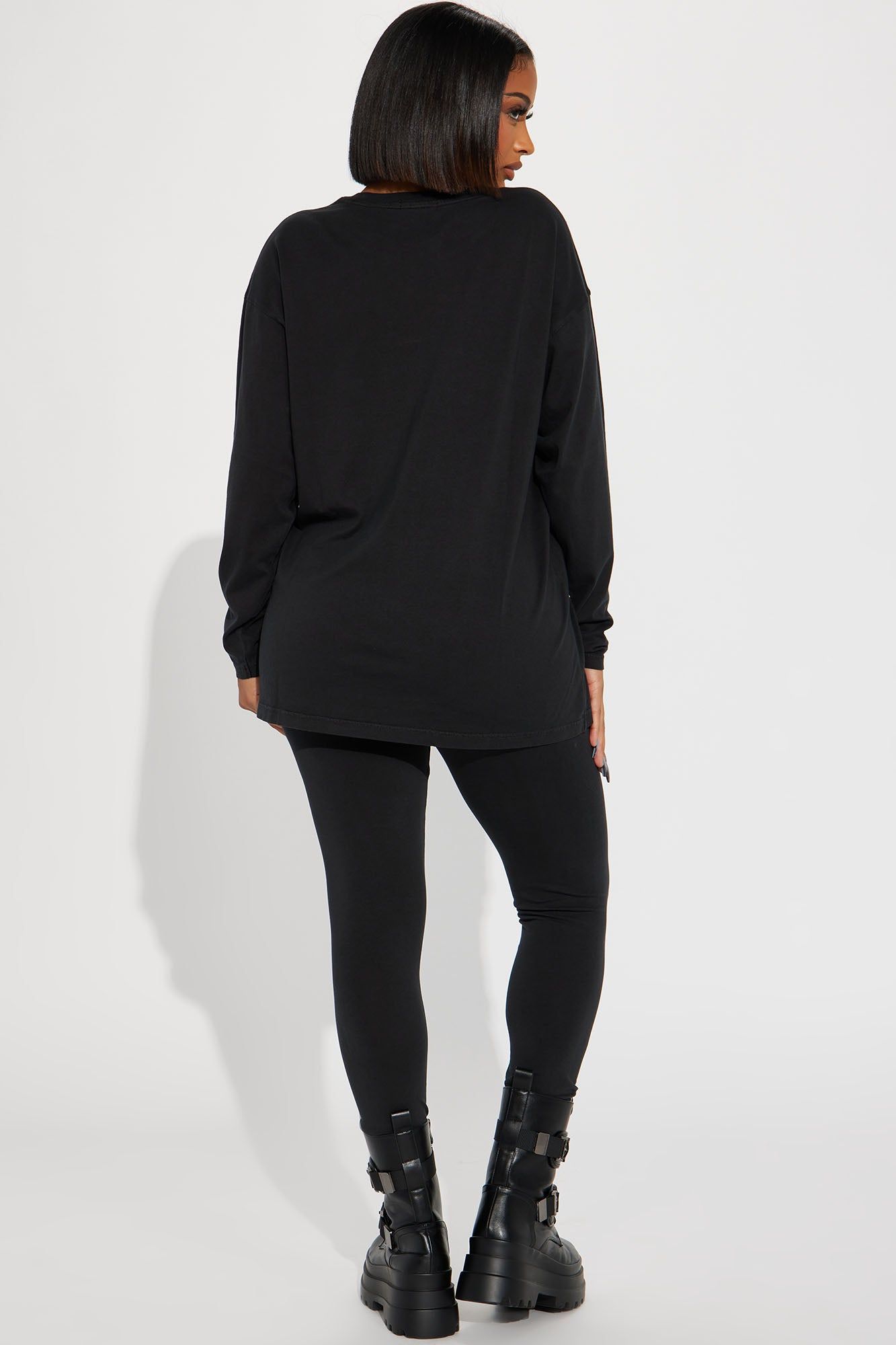 Area Codes Vintage Wash Legging Set - Black sold by Fashion Nova product image thumbnail 3