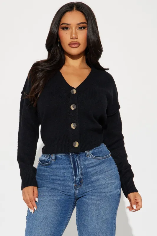Ainsley Cardigan - Black sold by Fashion Nova