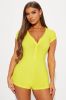 Brooklyn NY PJ Romper Onesie - Yellow sold by Fashion Nova