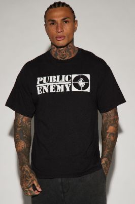 Public Enemy Far Of A Black Planet Short Sleeve Tee - Black sold by Fashion Nova