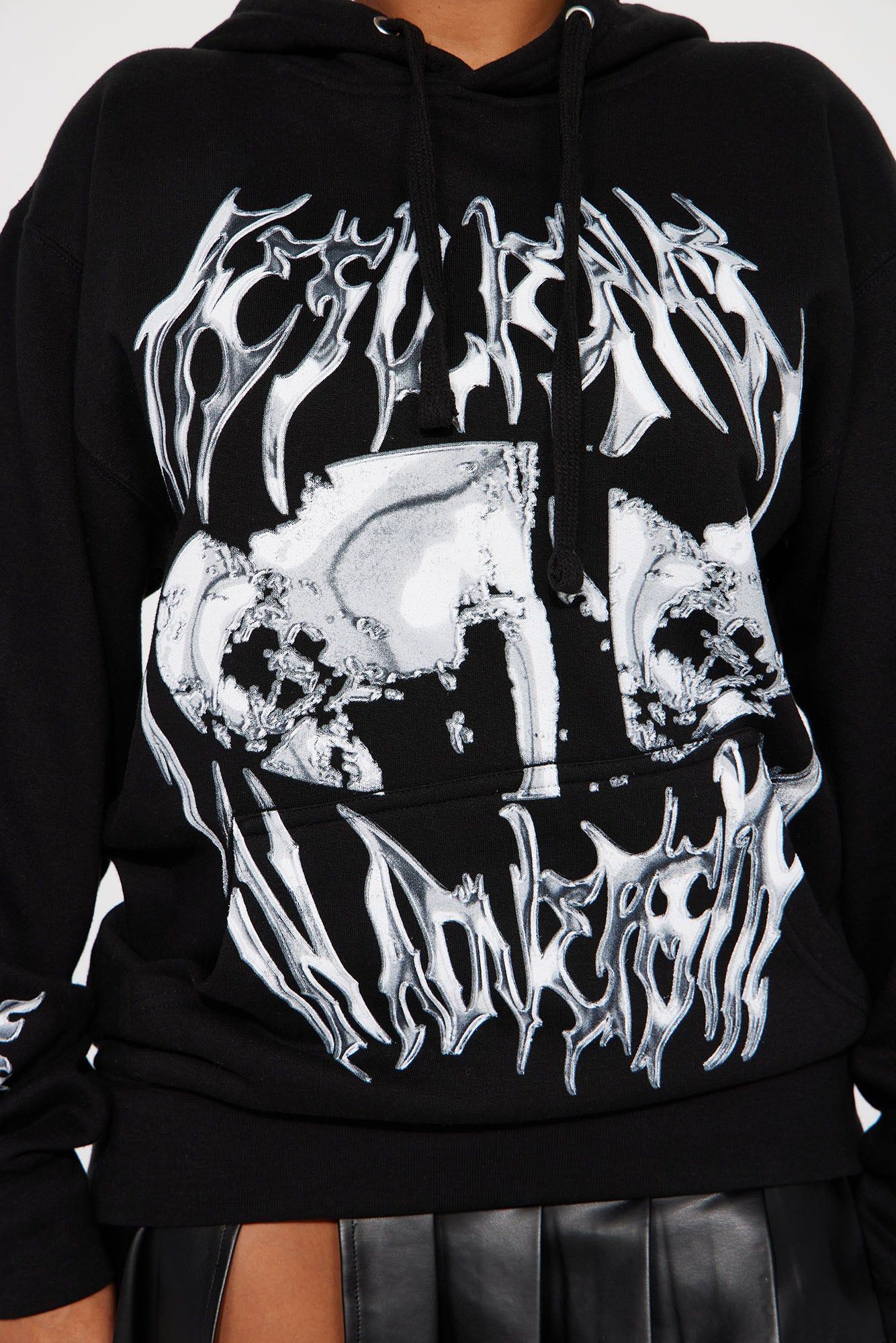 Resilience Chrome Hoodie - Black sold by Fashion Nova product image thumbnail 3