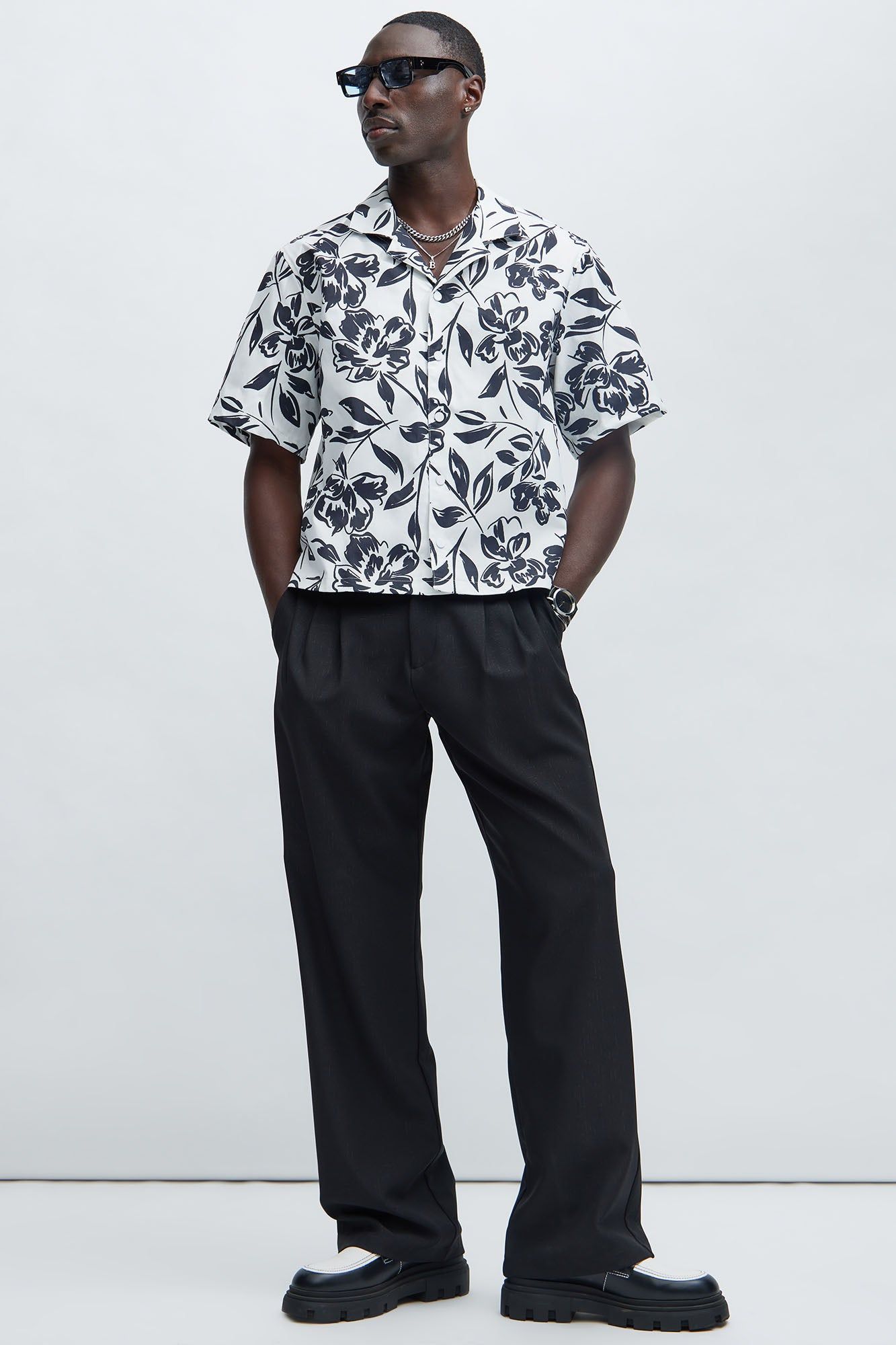 Kingsley Shirt - White/combo sold by Fashion Nova product image thumbnail 2