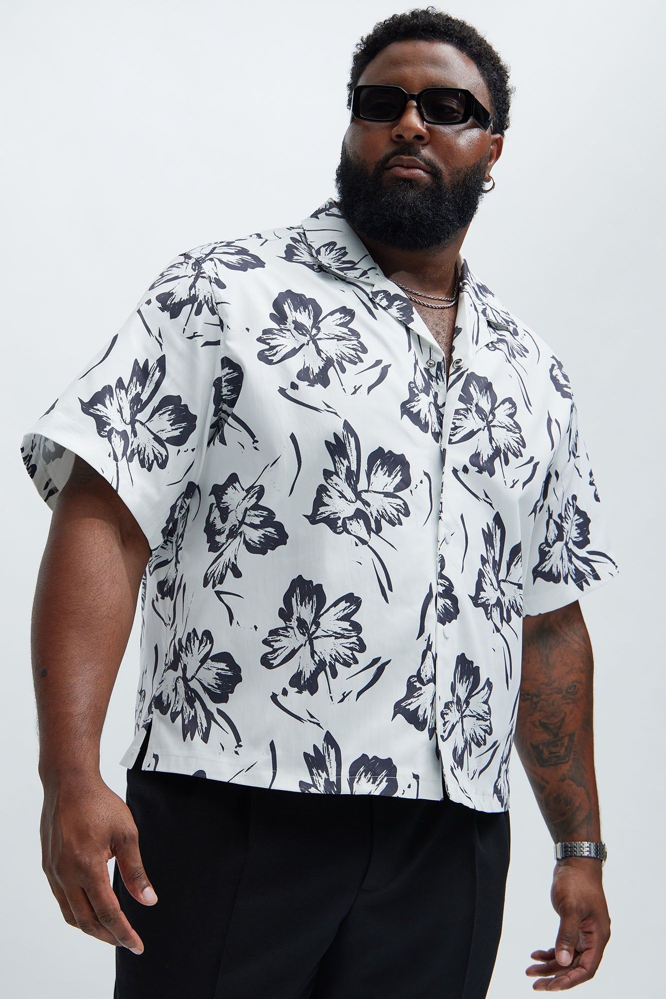 Kingsley Shirt - White/combo sold by Fashion Nova product image thumbnail 4