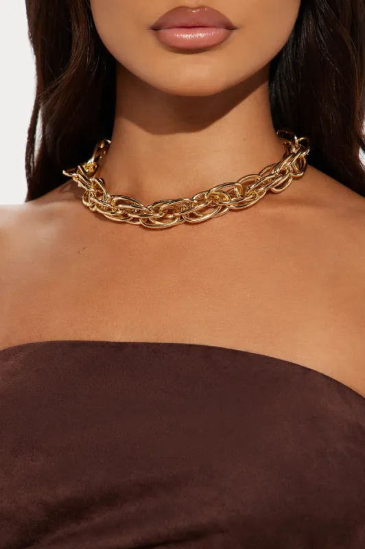 Catch Cara Necklace - Gold sold by Fashion Nova