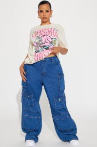 Cosmic Cowgirl Graphic Tee - Cream sold by Fashion Nova
