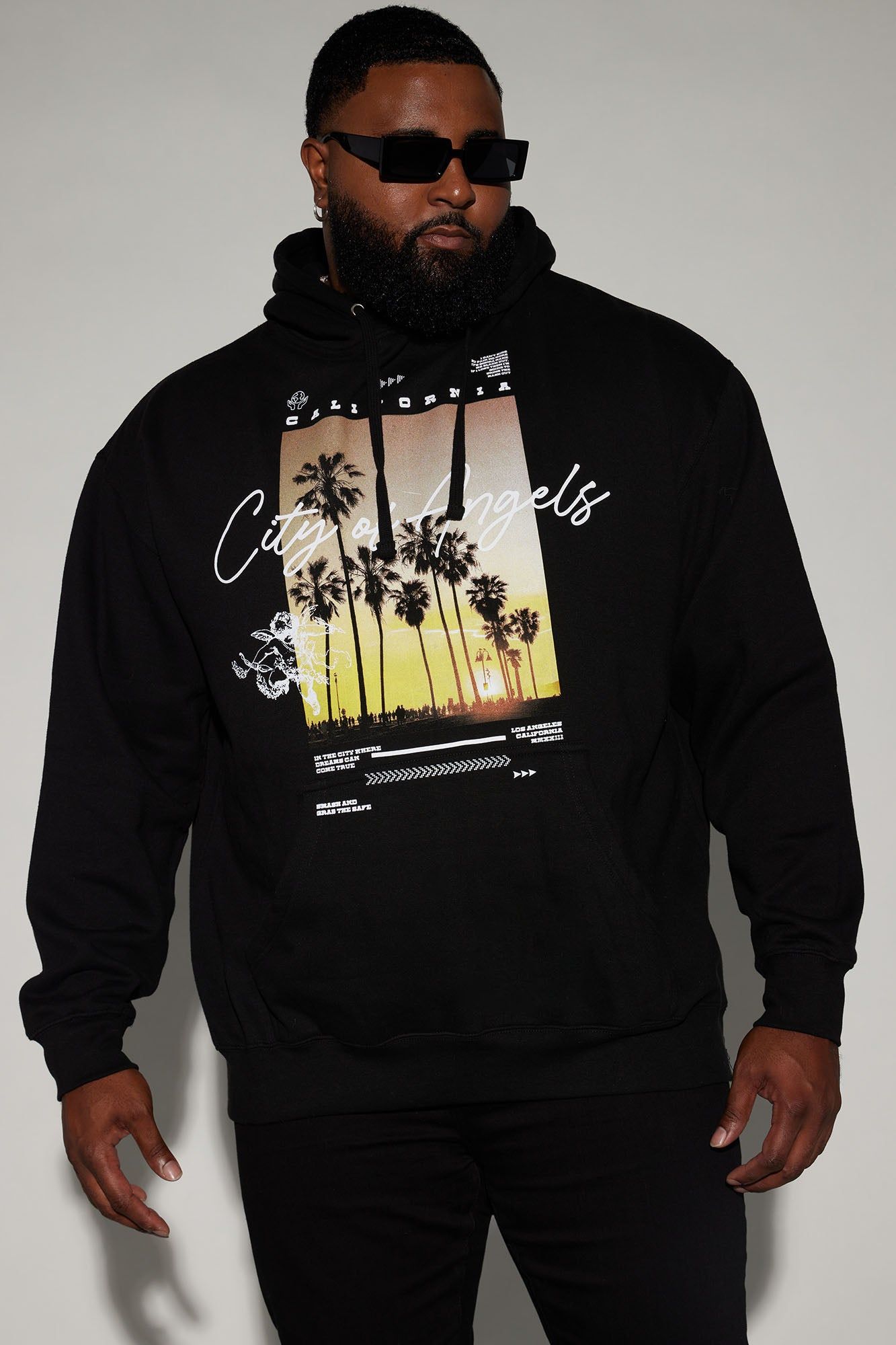 Angels All Around Hoodie - Black sold by Fashion Nova product image thumbnail 5