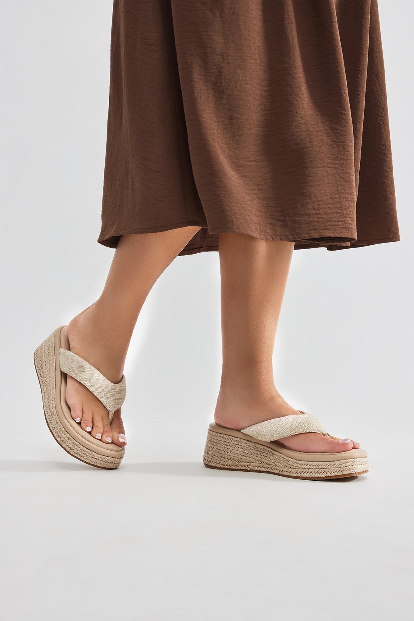Justina Wedges - Beige sold by Fashion Nova product image thumbnail 2