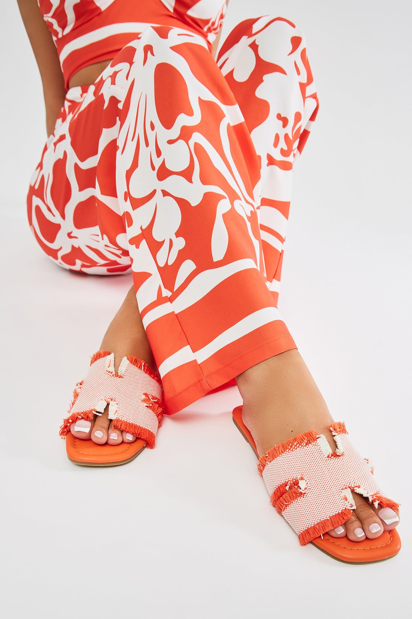 It's Always Casual Flat Sandals - Orange sold by Fashion Nova product image thumbnail 2