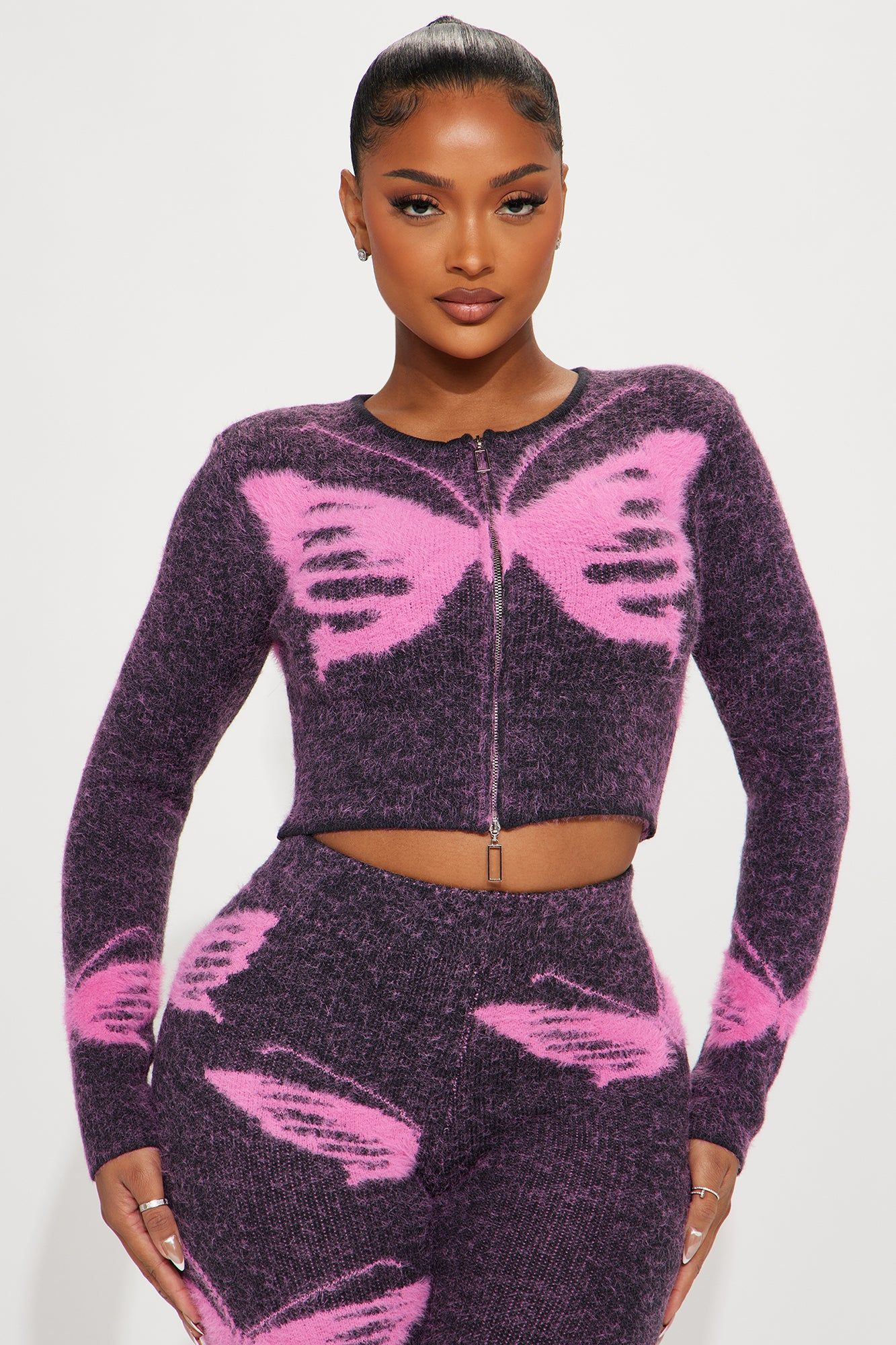 Butterfly Dreams Legging Set - Pink/combo sold by Fashion Nova product image thumbnail 2