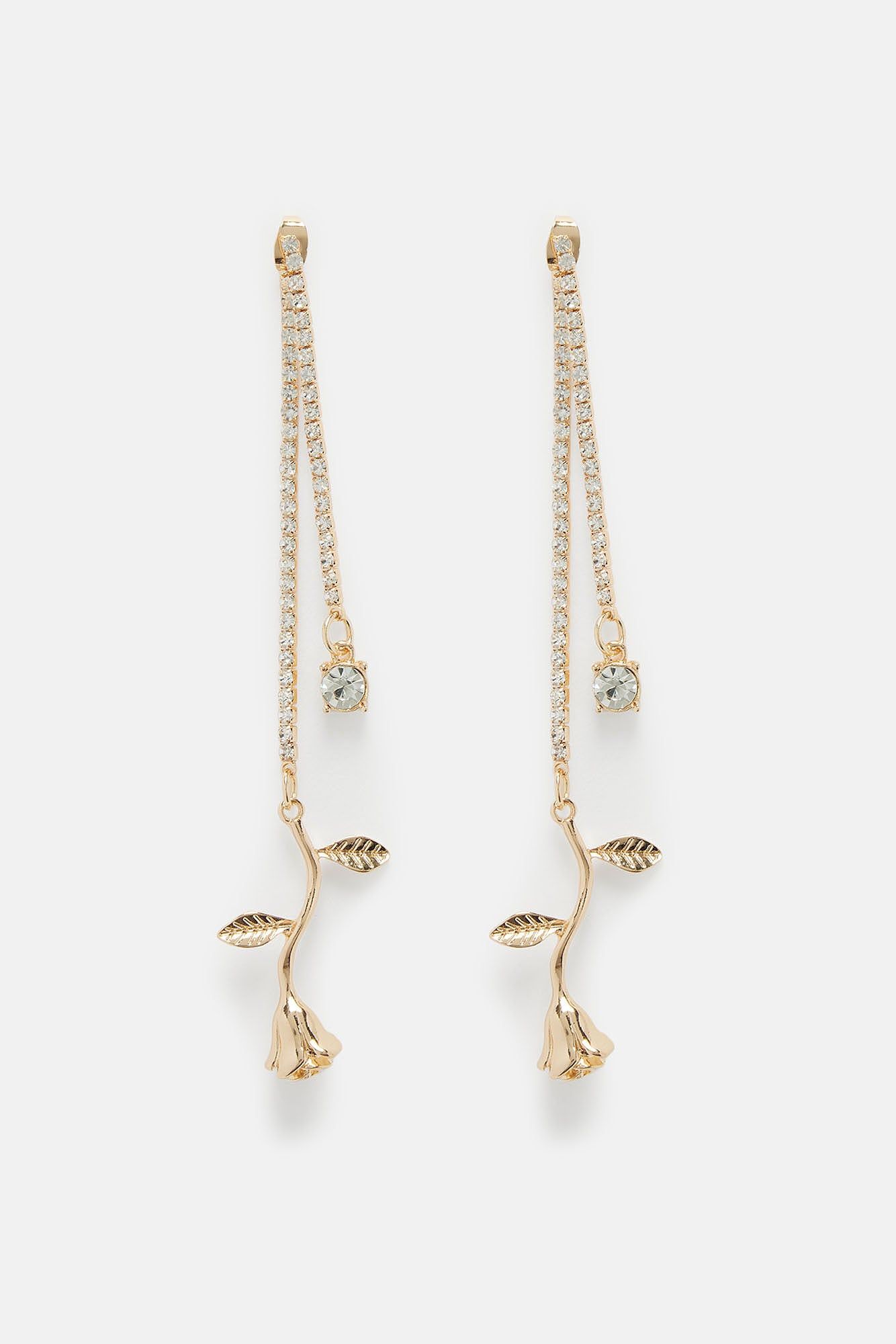 Blooming Amor Earrings - Gold sold by Fashion Nova product image thumbnail 3