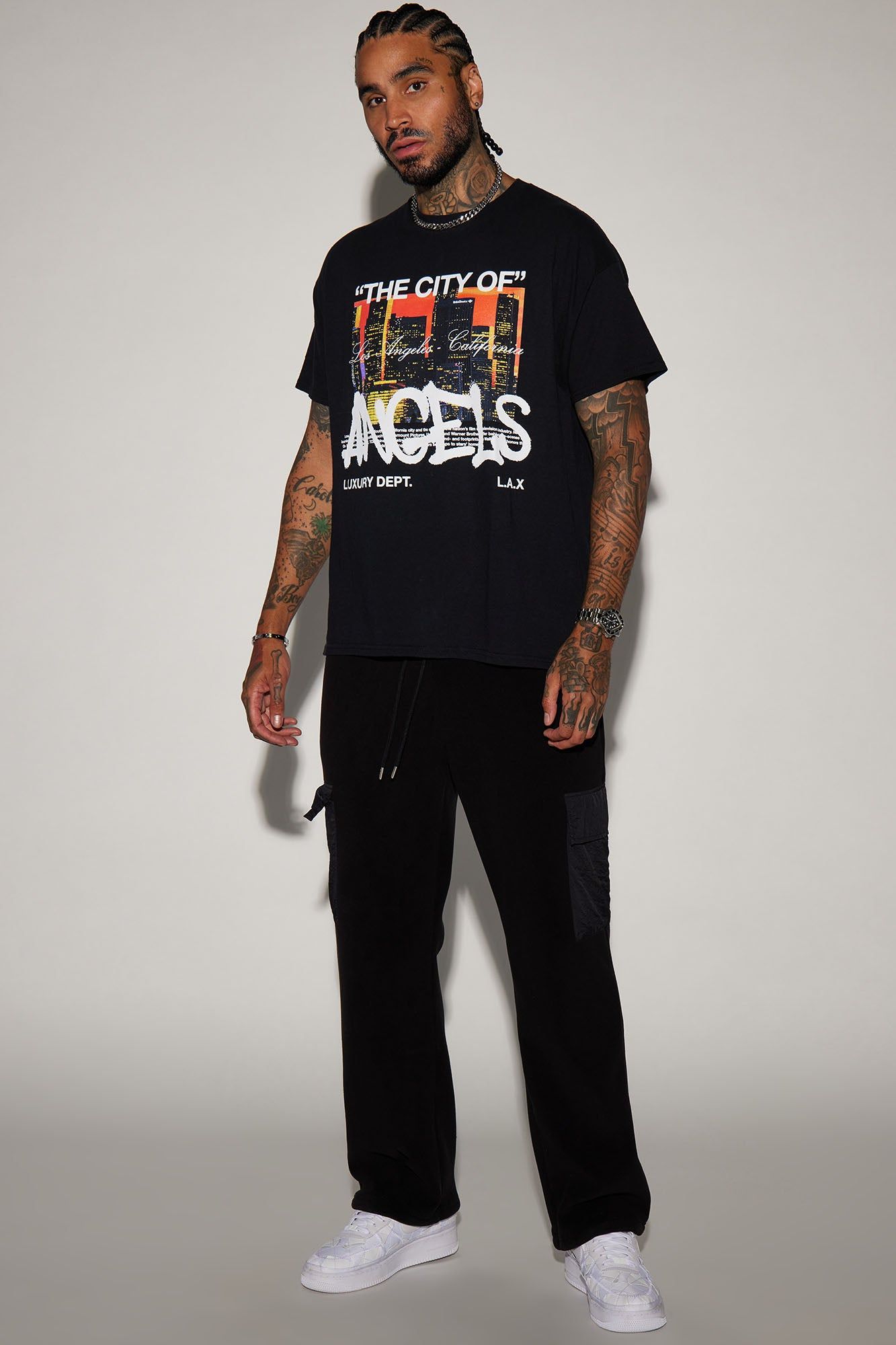 The City Of Angels Short Sleeve Tee - Black sold by Fashion Nova product image thumbnail 2