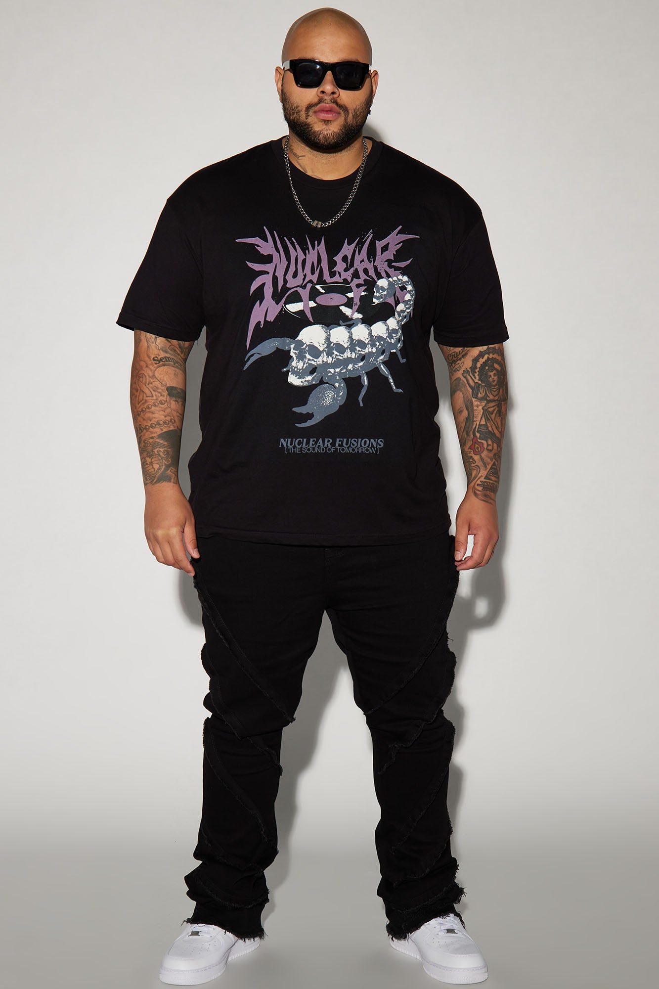 Nuclear Fusion Short Sleeve Tee - Black sold by Fashion Nova product image thumbnail 5