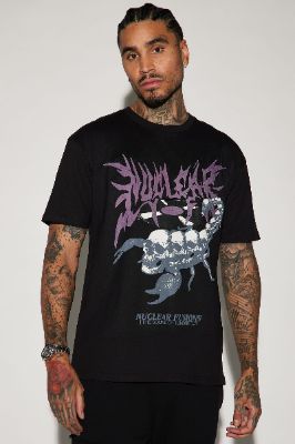 Nuclear Fusion Short Sleeve Tee - Black sold by Fashion Nova