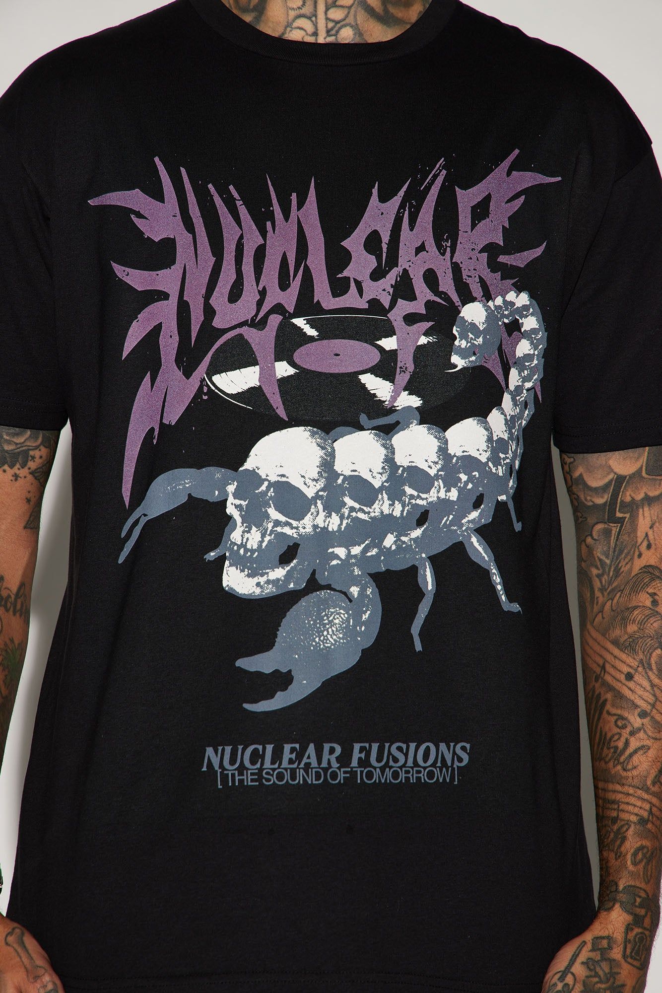 Nuclear Fusion Short Sleeve Tee - Black sold by Fashion Nova product image thumbnail 3