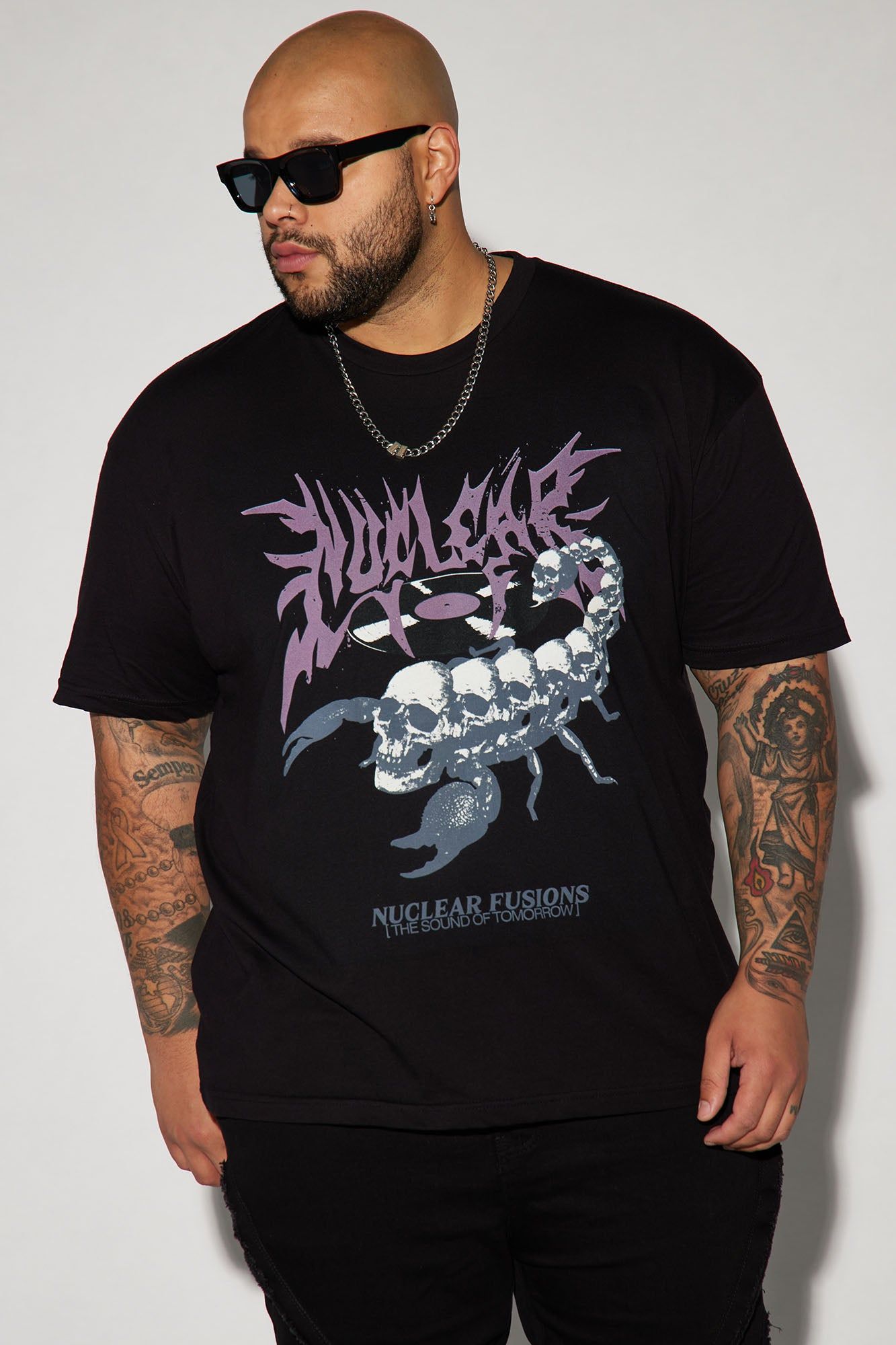 Nuclear Fusion Short Sleeve Tee - Black sold by Fashion Nova product image thumbnail 4