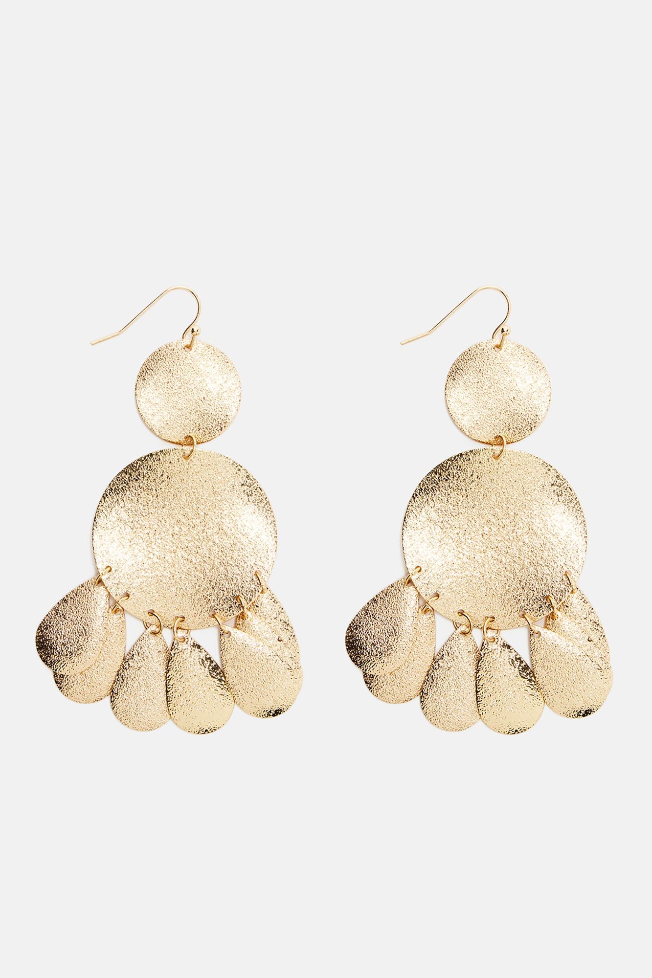 Bahama Villa Earrings - Gold sold by Fashion Nova