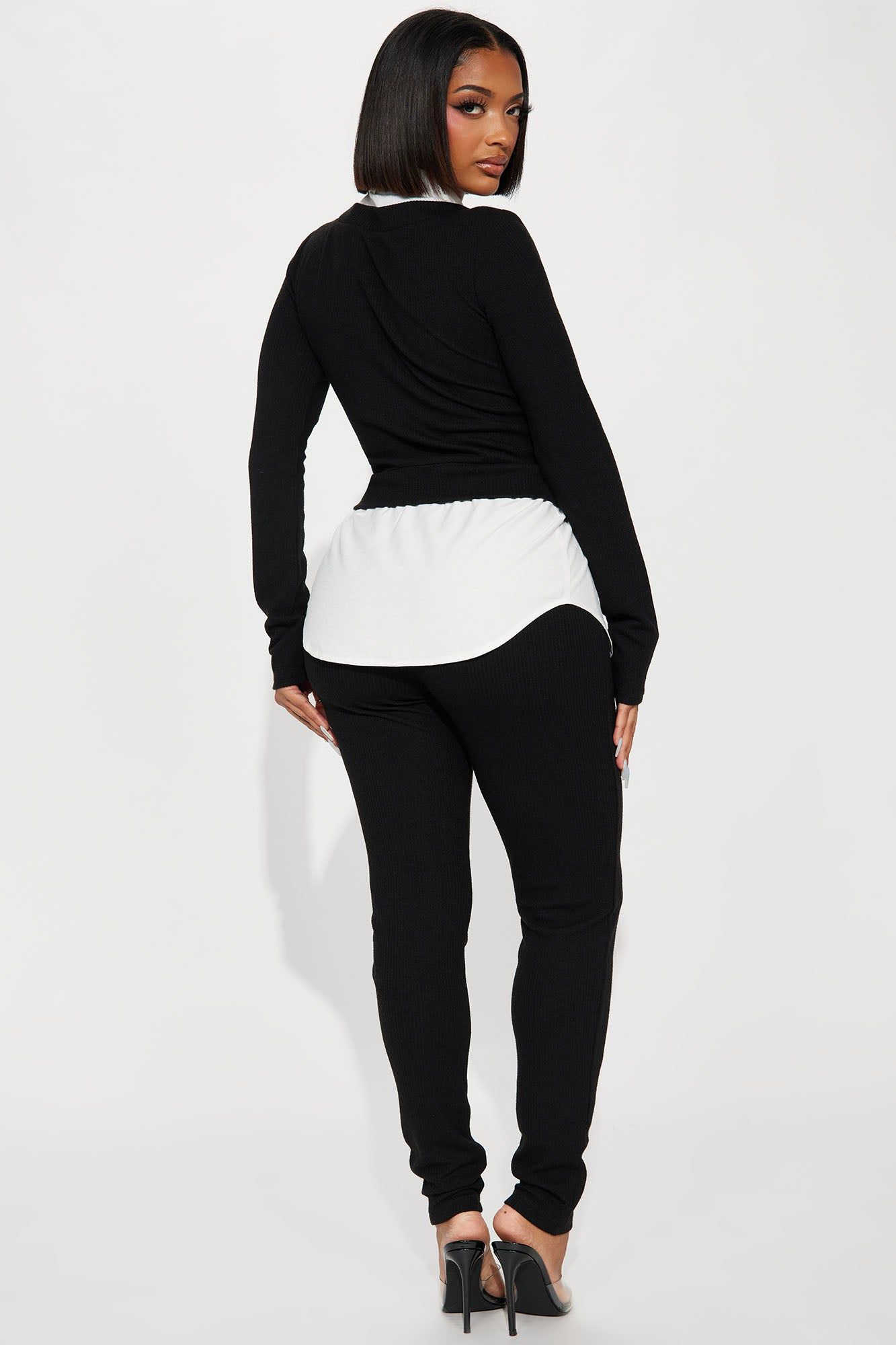 Double Booked Legging Set - Black sold by Fashion Nova product image thumbnail 3