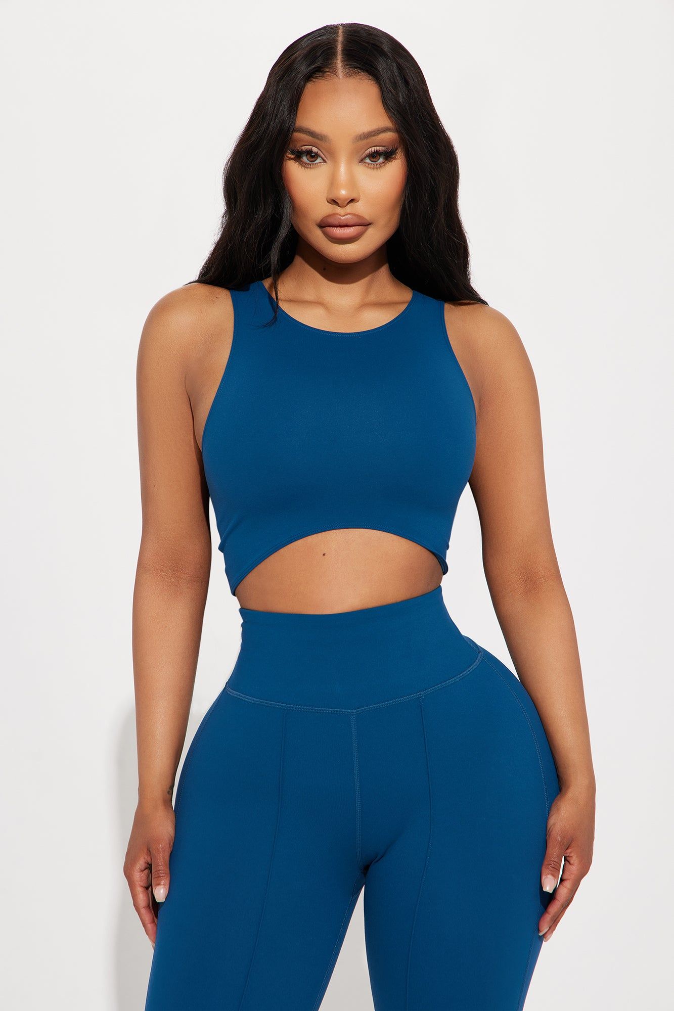 So Curvy Super Soft Active Sports Bra - Navy sold by Fashion Nova