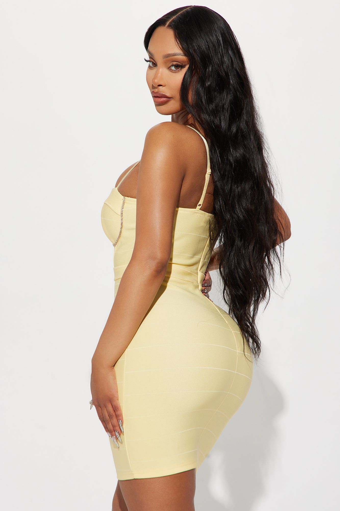 Faze Me Mini Dress - Yellow sold by Fashion Nova product image thumbnail 3