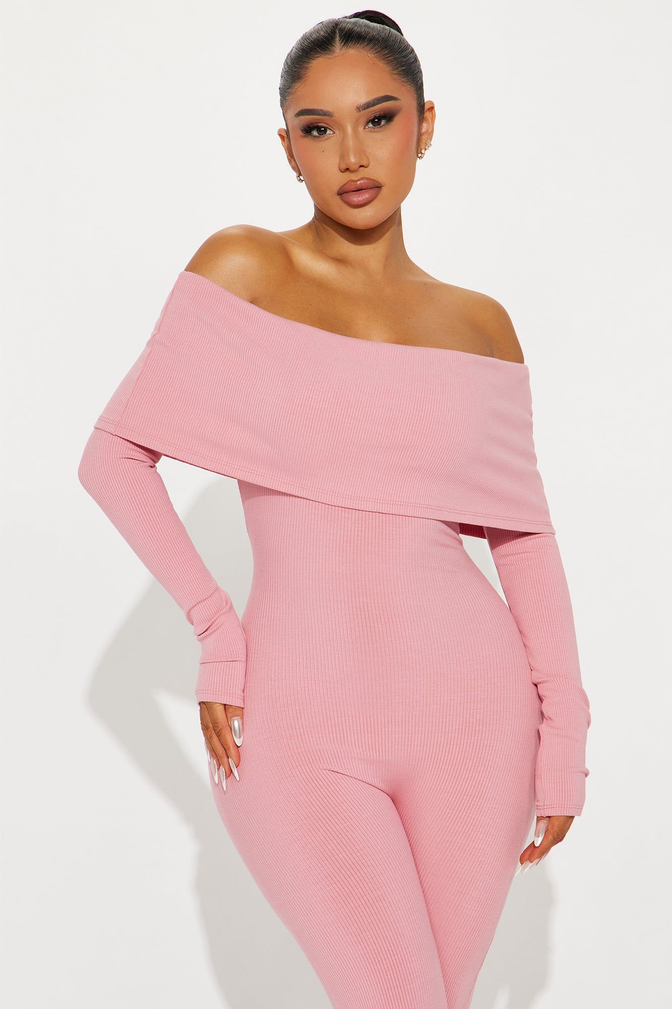 Amara Snatched Jumpsuit - Mauve sold by Fashion Nova product image thumbnail 2