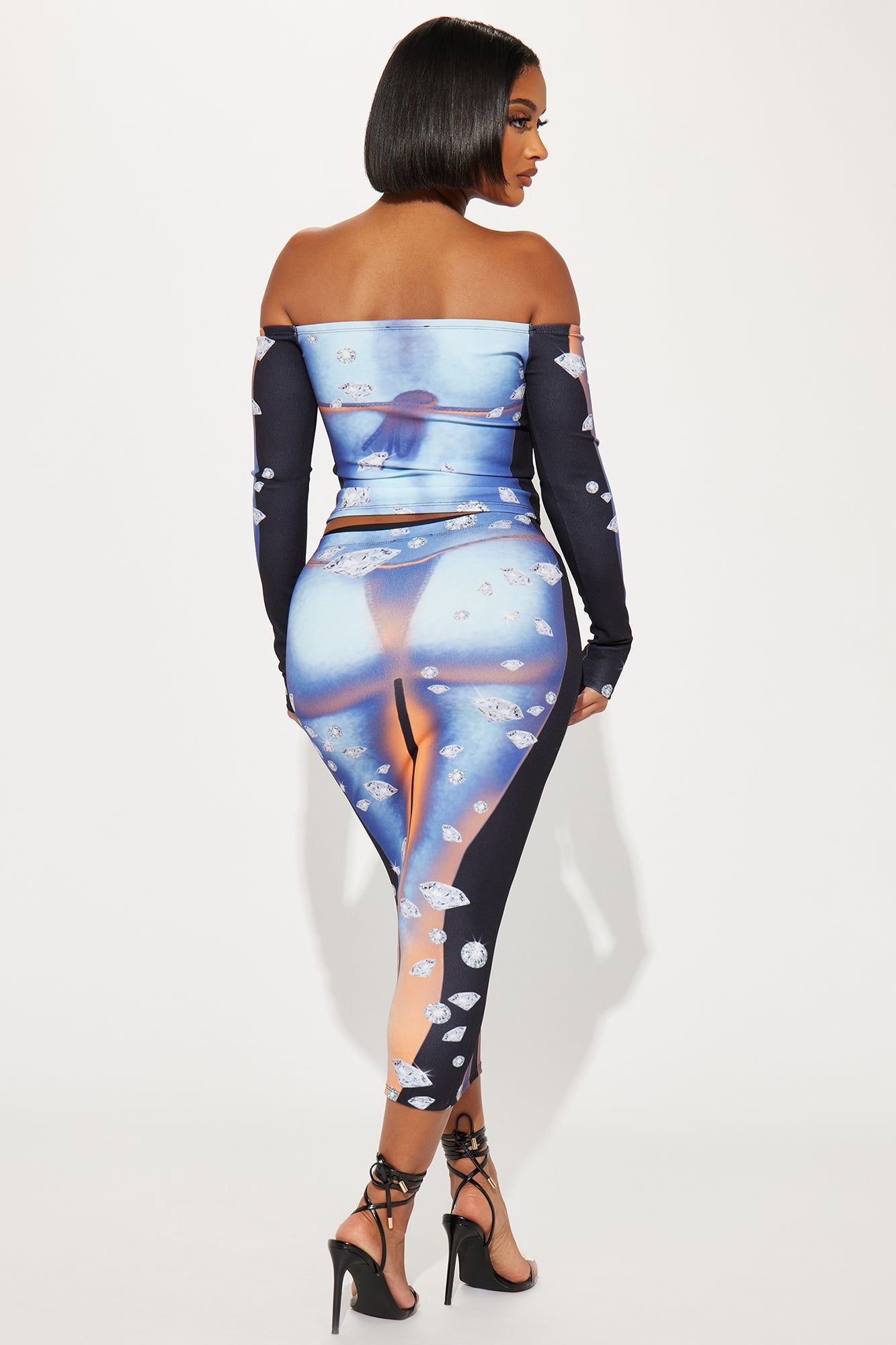 Seeing Diamonds Body Heat Skirt Set - Orange sold by Fashion Nova product image thumbnail 3