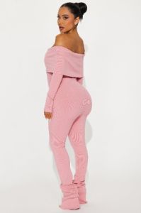 Amara Snatched Jumpsuit - Mauve sold by Fashion Nova