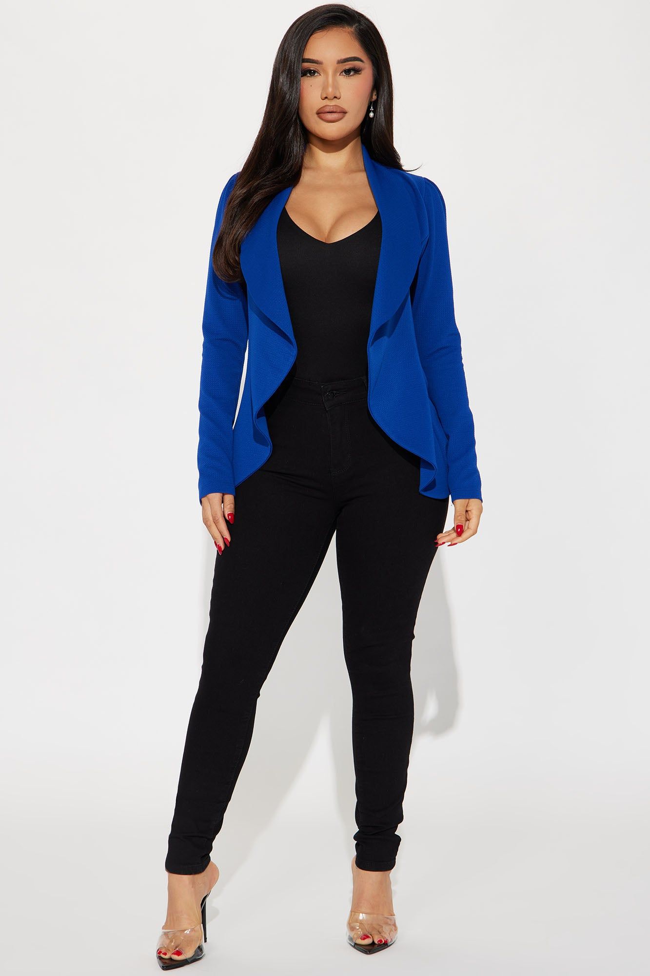 Meet And Greet Blazer - Royal sold by Fashion Nova product image thumbnail 2