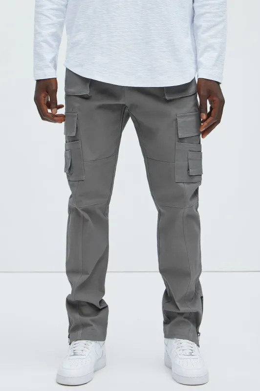 Been Like This Cargo Pants - Grey sold by Fashion Nova