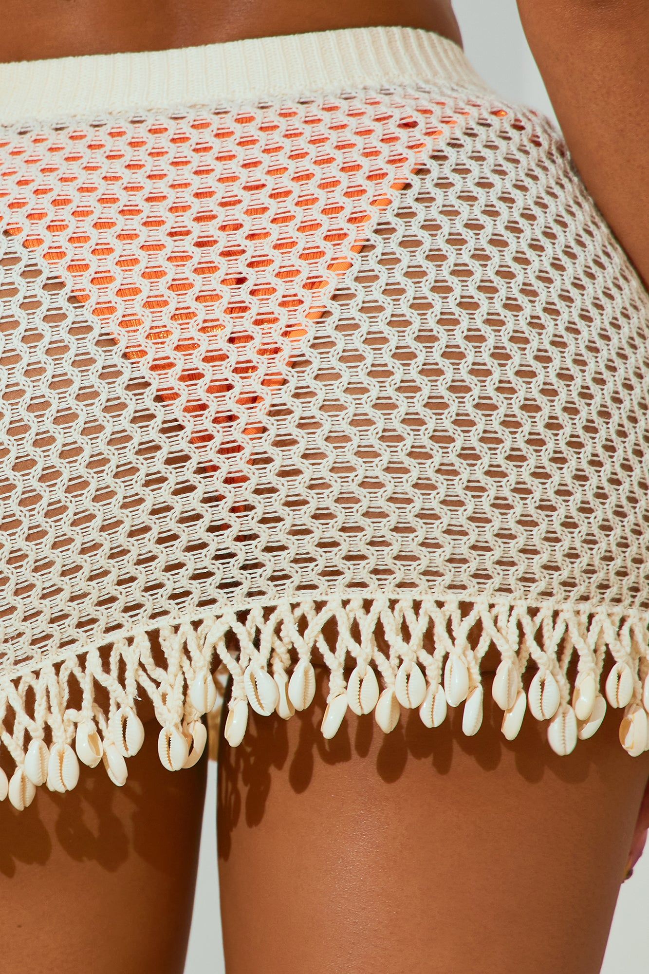 Shells By The Beach Crochet Cover Up Skirt - Ivory sold by Fashion Nova product image thumbnail 4