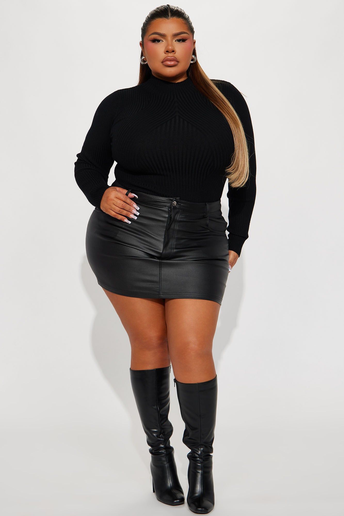 Erma Ribbed Sweater - Black sold by Fashion Nova product image thumbnail 5