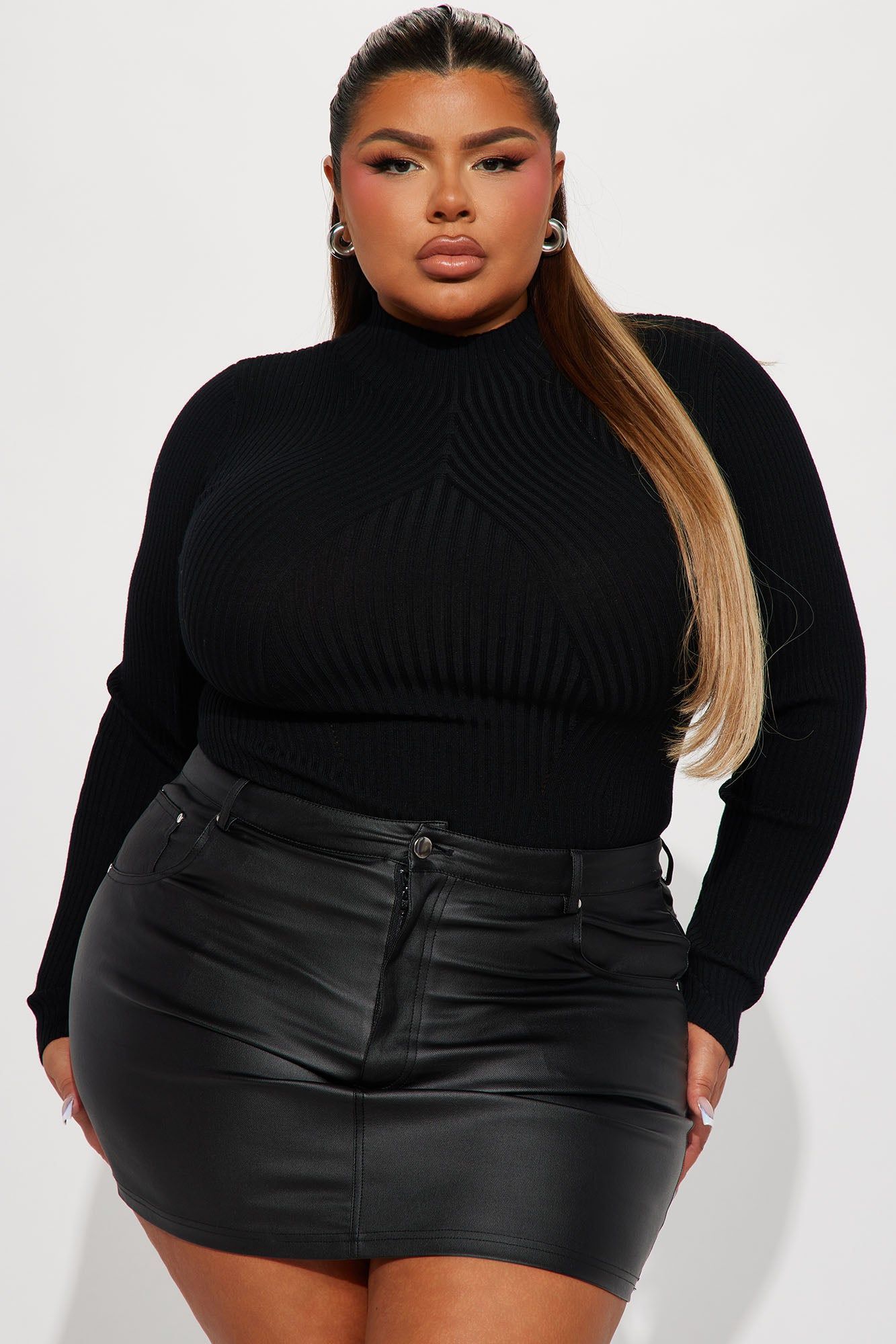 Erma Ribbed Sweater - Black sold by Fashion Nova product image thumbnail 4