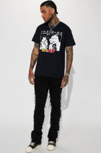 Dragon Ball Z Crew Vs. Ginyu Force Short Sleeve Tee - Black sold by Fashion Nova