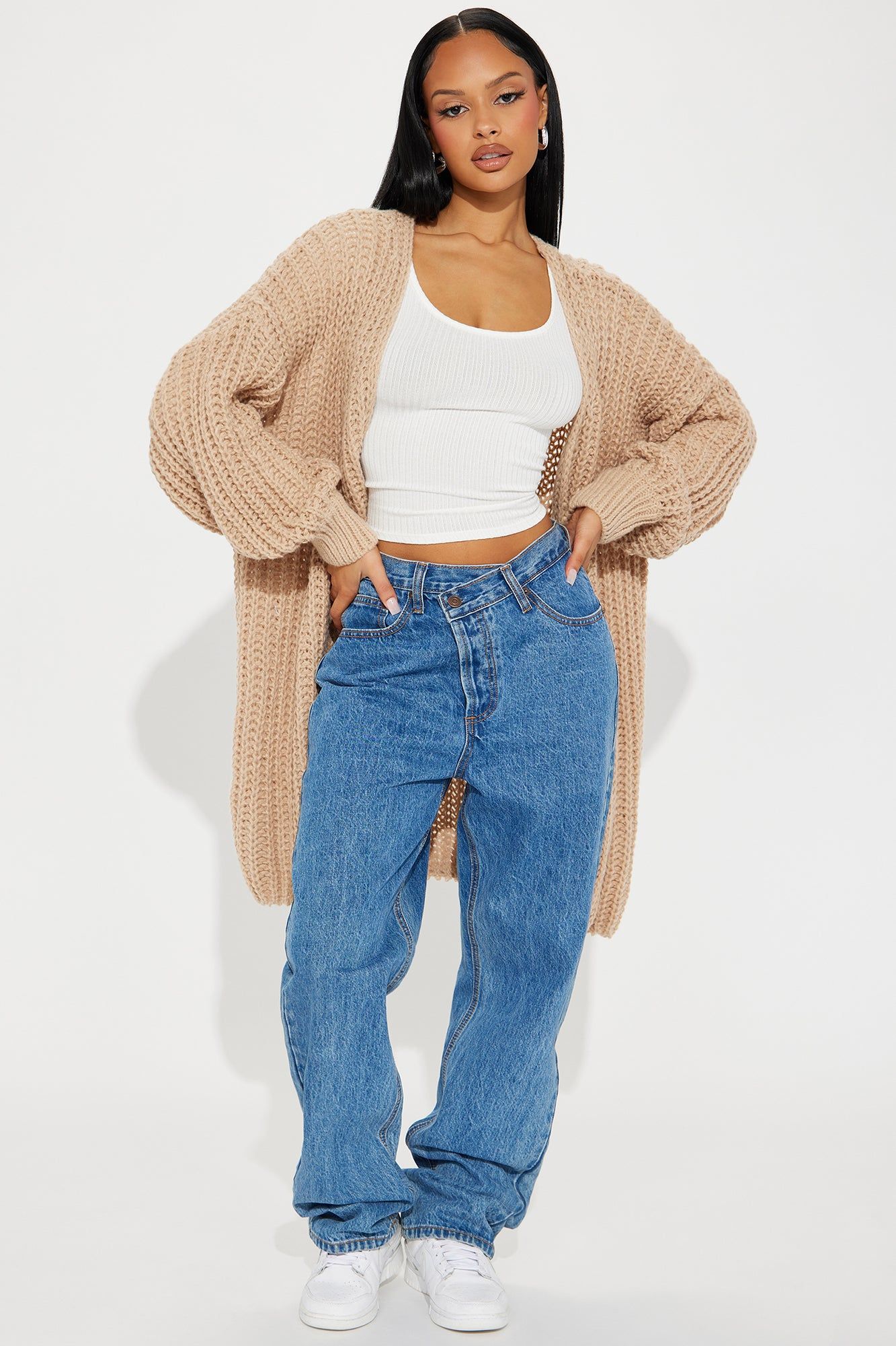 Perfect Piece Cardigan - Taupe sold by Fashion Nova product image thumbnail 2