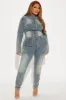 Moto Mayhem Denim Jumpsuit - Light Wash sold by Fashion Nova