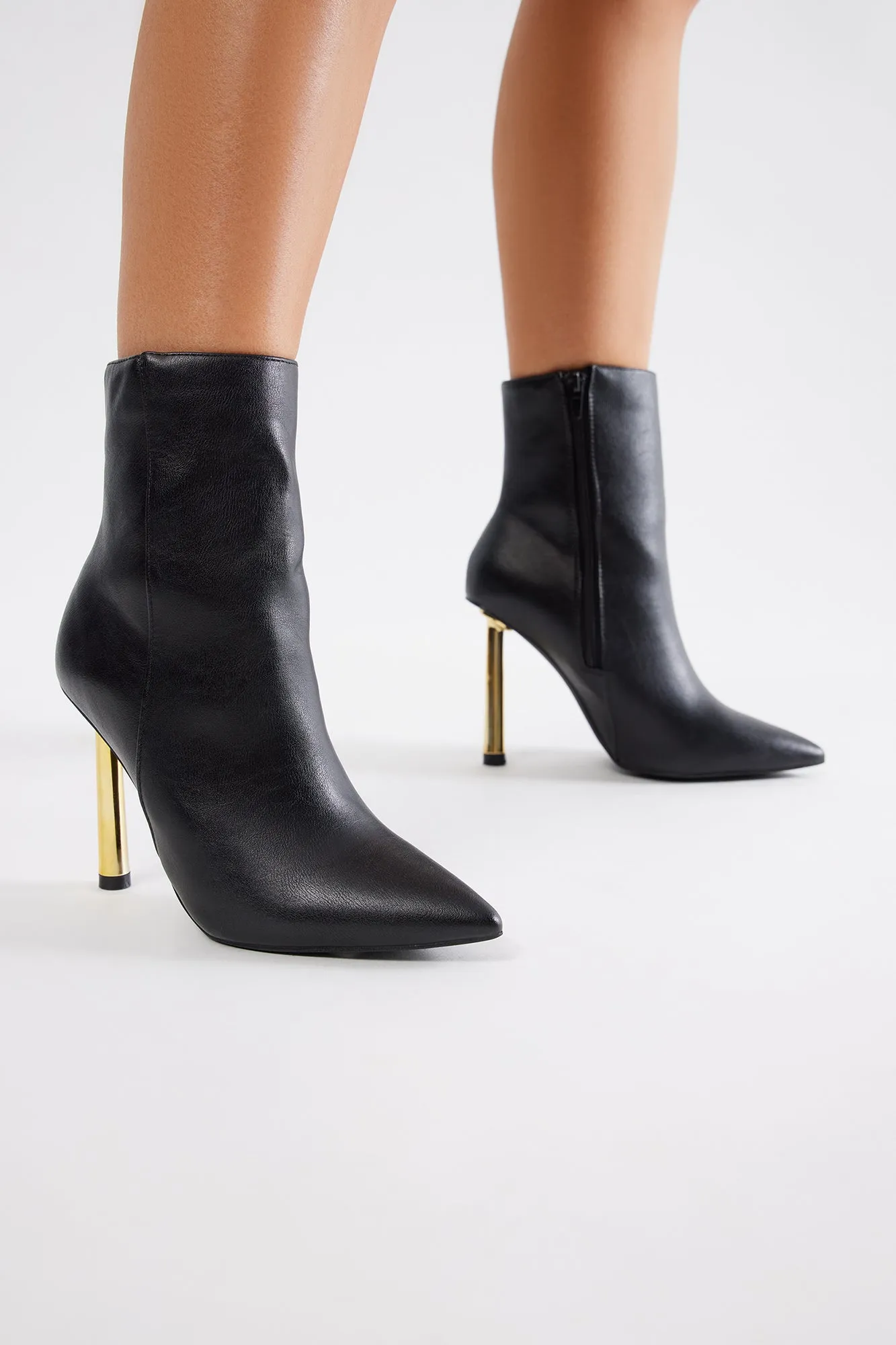 Keegan Heeled Booties - Black sold by Fashion Nova product image thumbnail 2