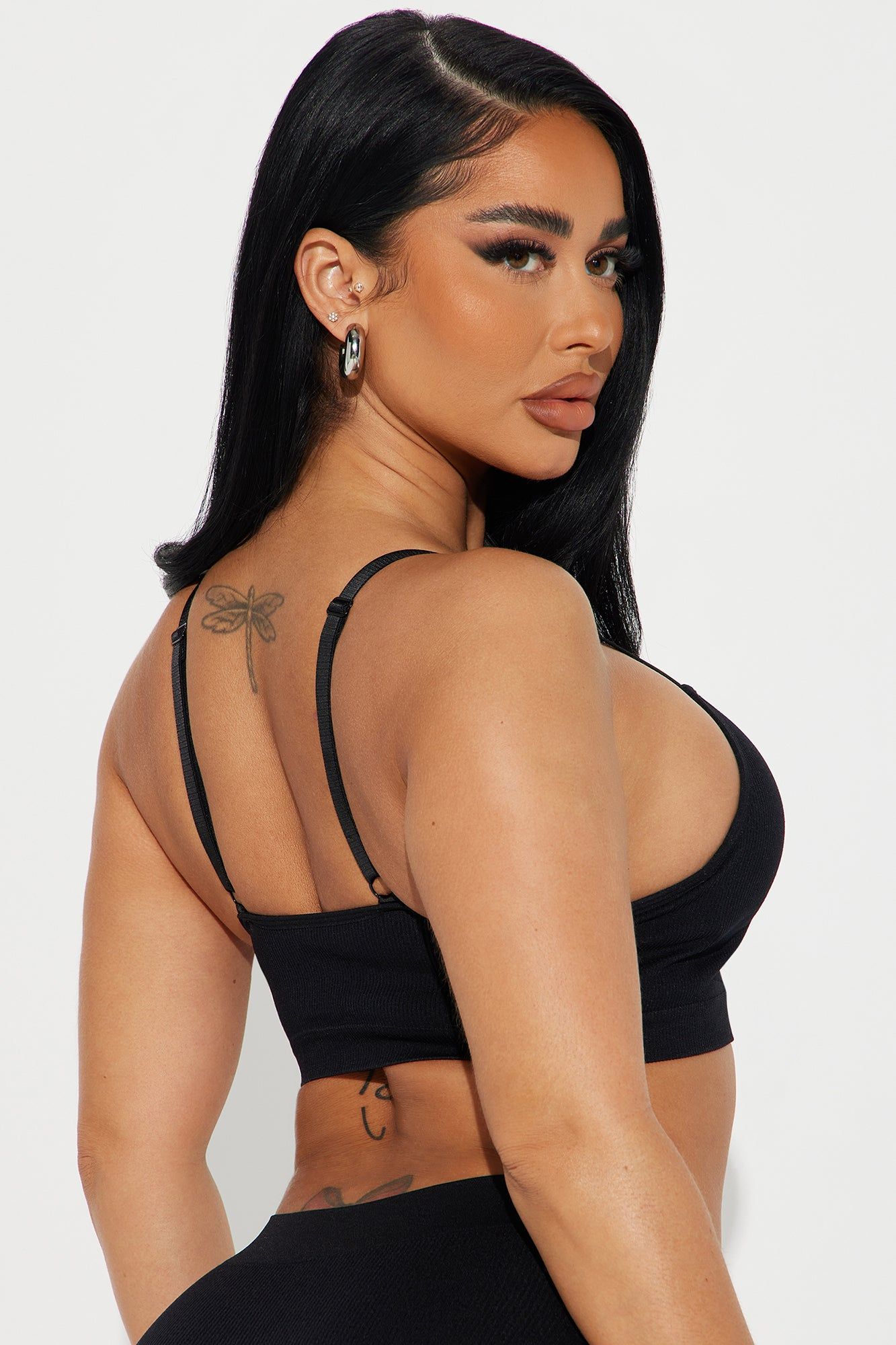 Break The Mold Seamless 2 Pack Bras - Black/combo sold by Fashion Nova product image thumbnail 3