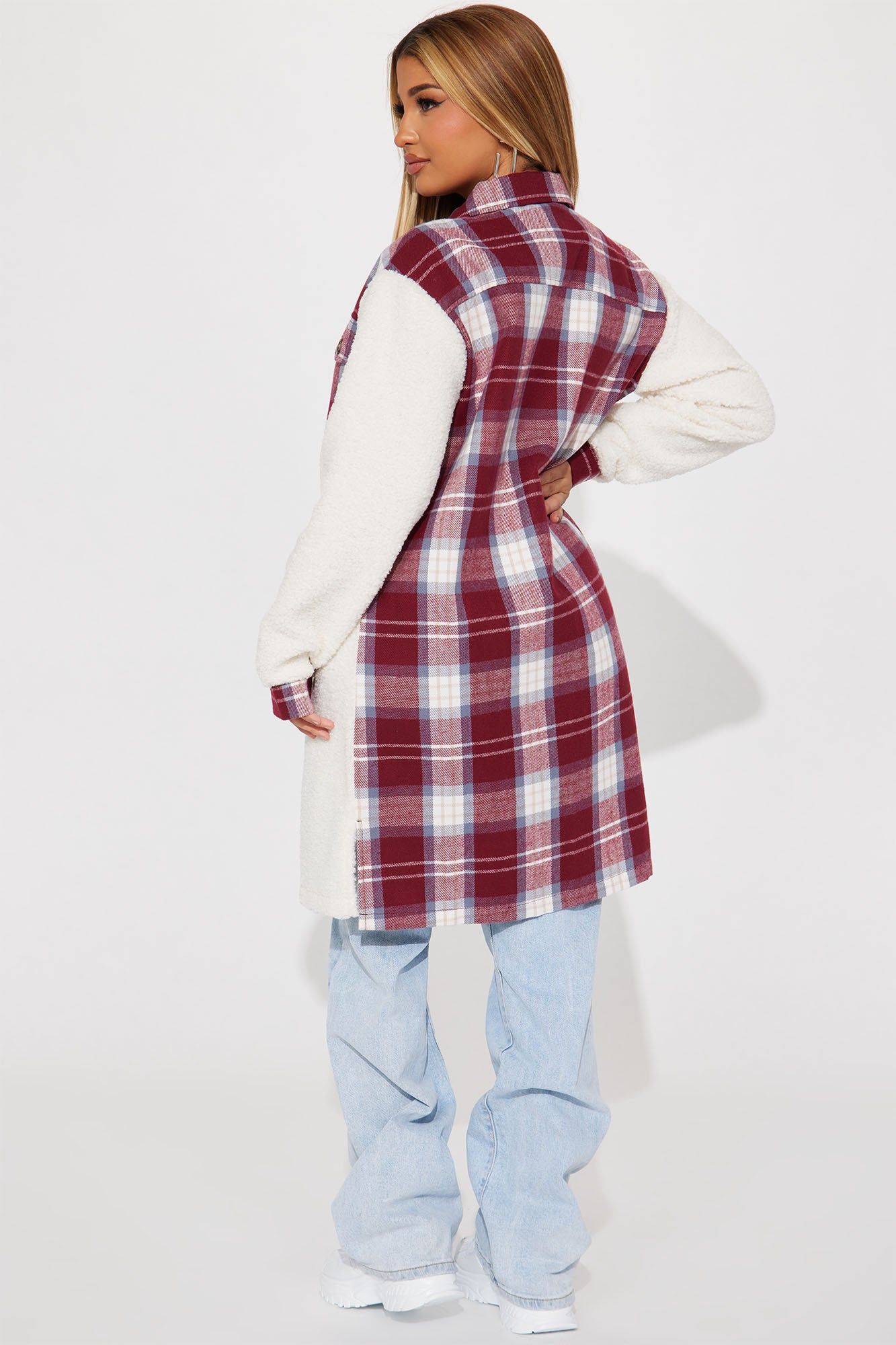 Two Faced Shacket - Grey sold by Fashion Nova product image thumbnail 3