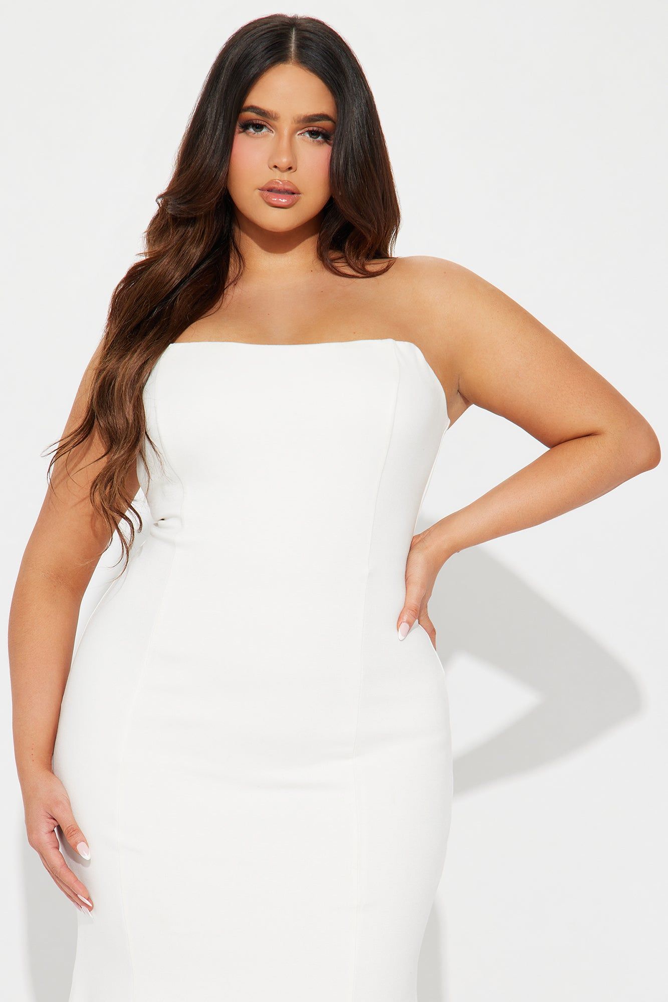 Vivian Gown - Cream sold by Fashion Nova product image thumbnail 5
