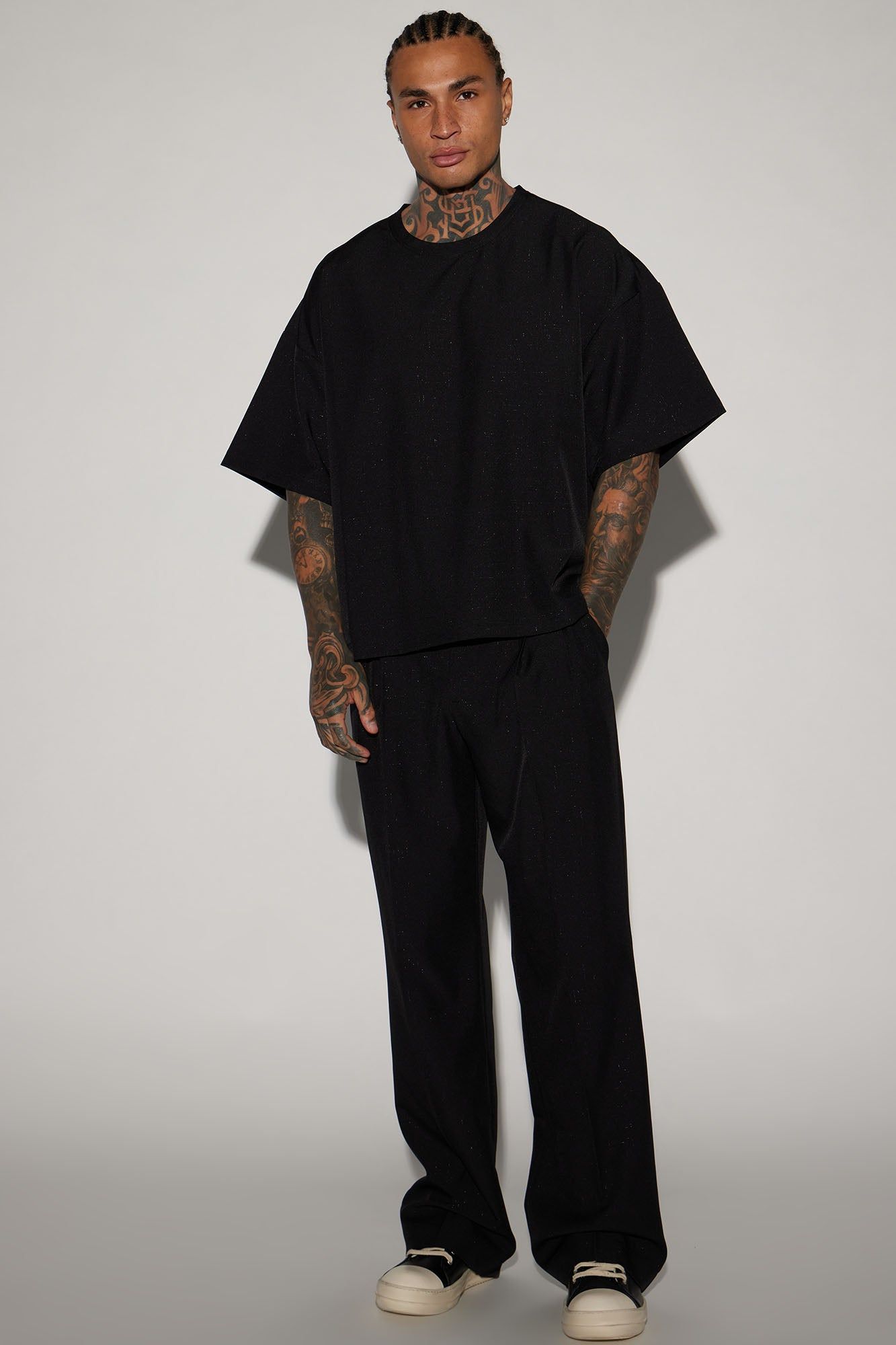 Universal Boxy Cropped Tee - Black sold by Fashion Nova product image thumbnail 2