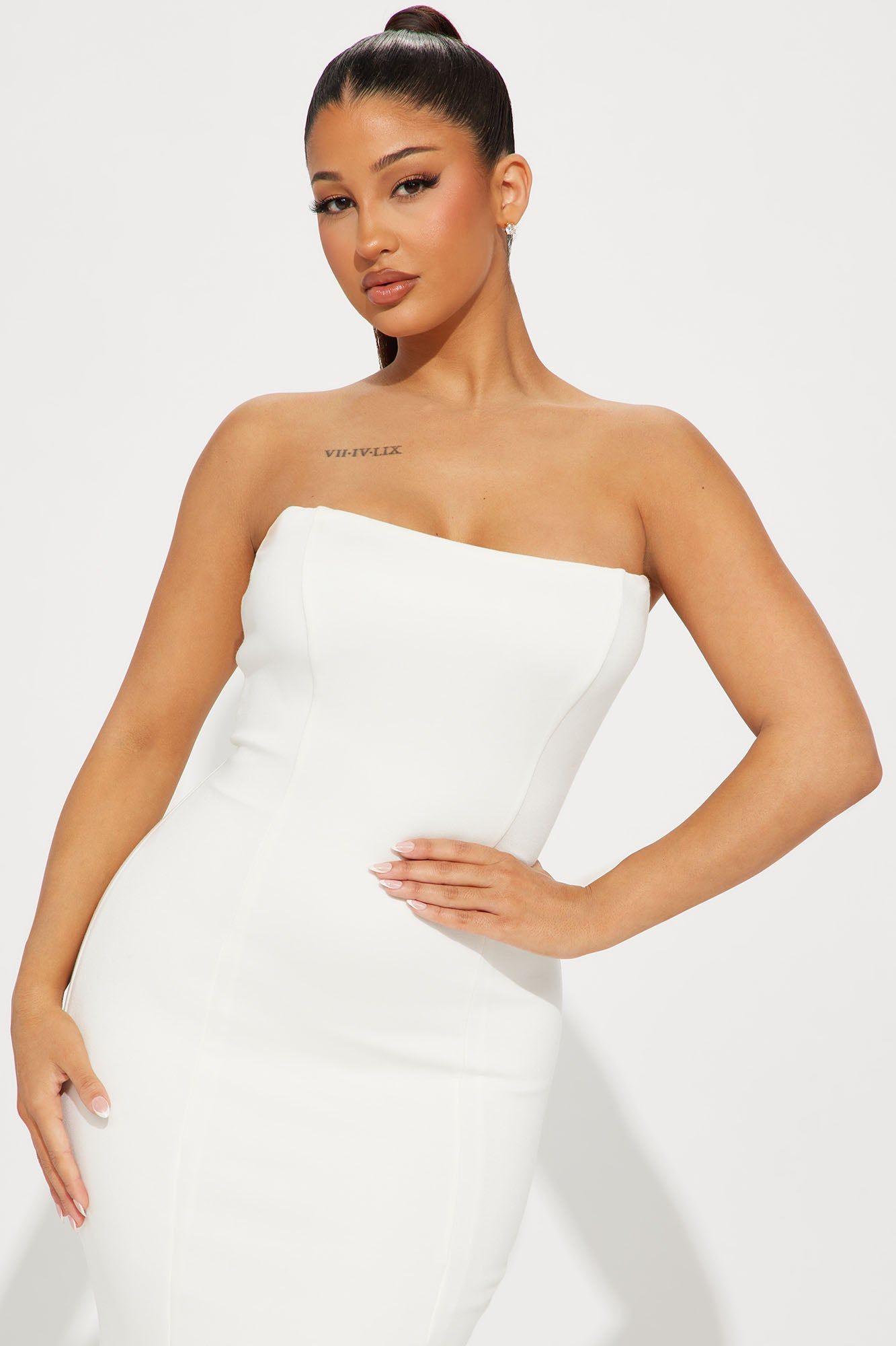 Vivian Gown - Cream sold by Fashion Nova product image thumbnail 2