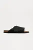 Strapped Up Slide - Black sold by Fashion Nova