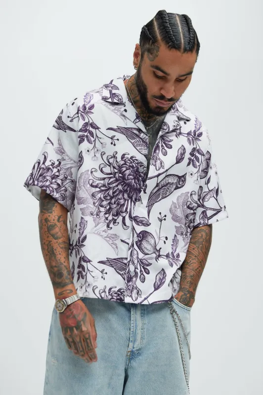 Robert Floral Shirt - Black/combo sold by Fashion Nova